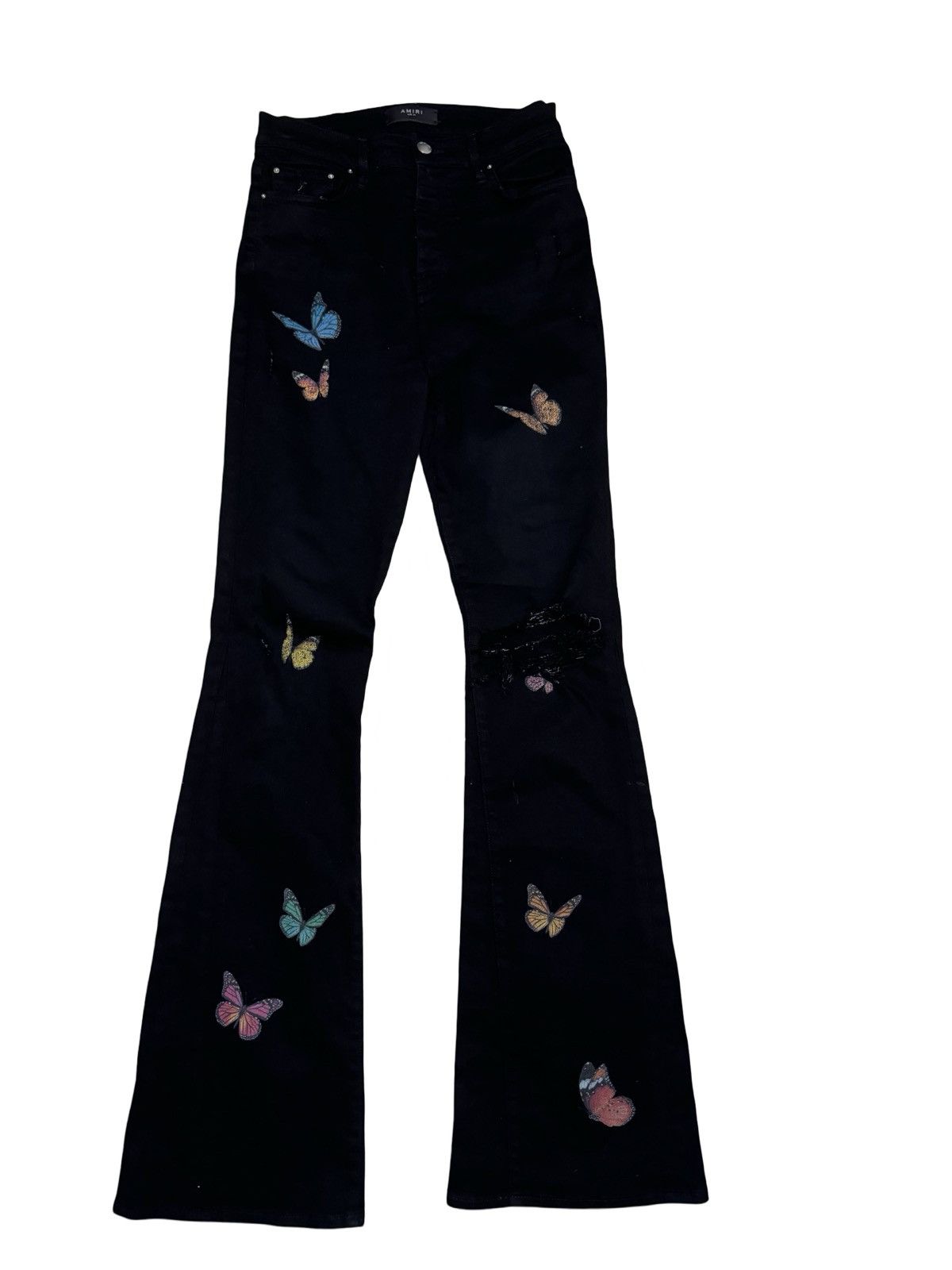 Amiri Amiri Women’s Butterfly Print Denim Size 29" - 1 Thumbnail