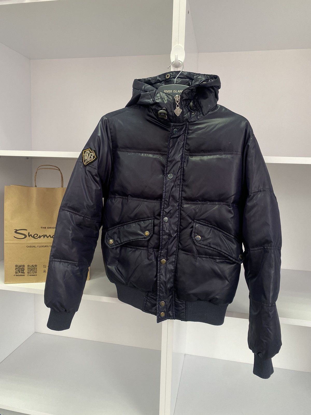 Designer × Vintage Vintage Bomb Boogie Puffer Jacket Casual Vintage Jacket Size L / US 10 / IT 46 - 3 Thumbnail