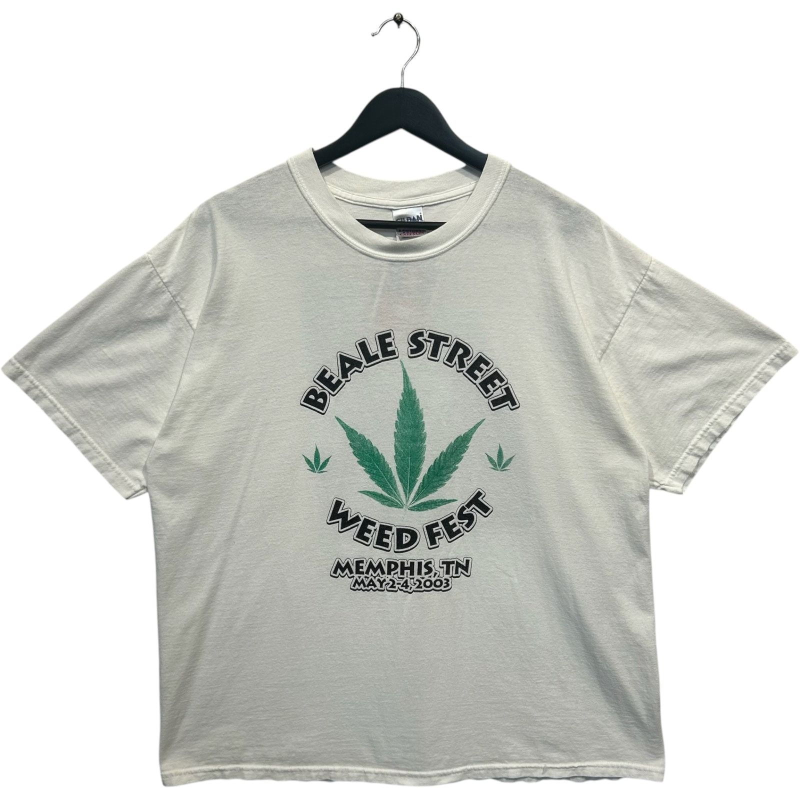 Gildan MenVintage Beale Street Weed Music Festival Tee 2003 XL Size US XL / EU 56 / 4 - 1 Thumbnail