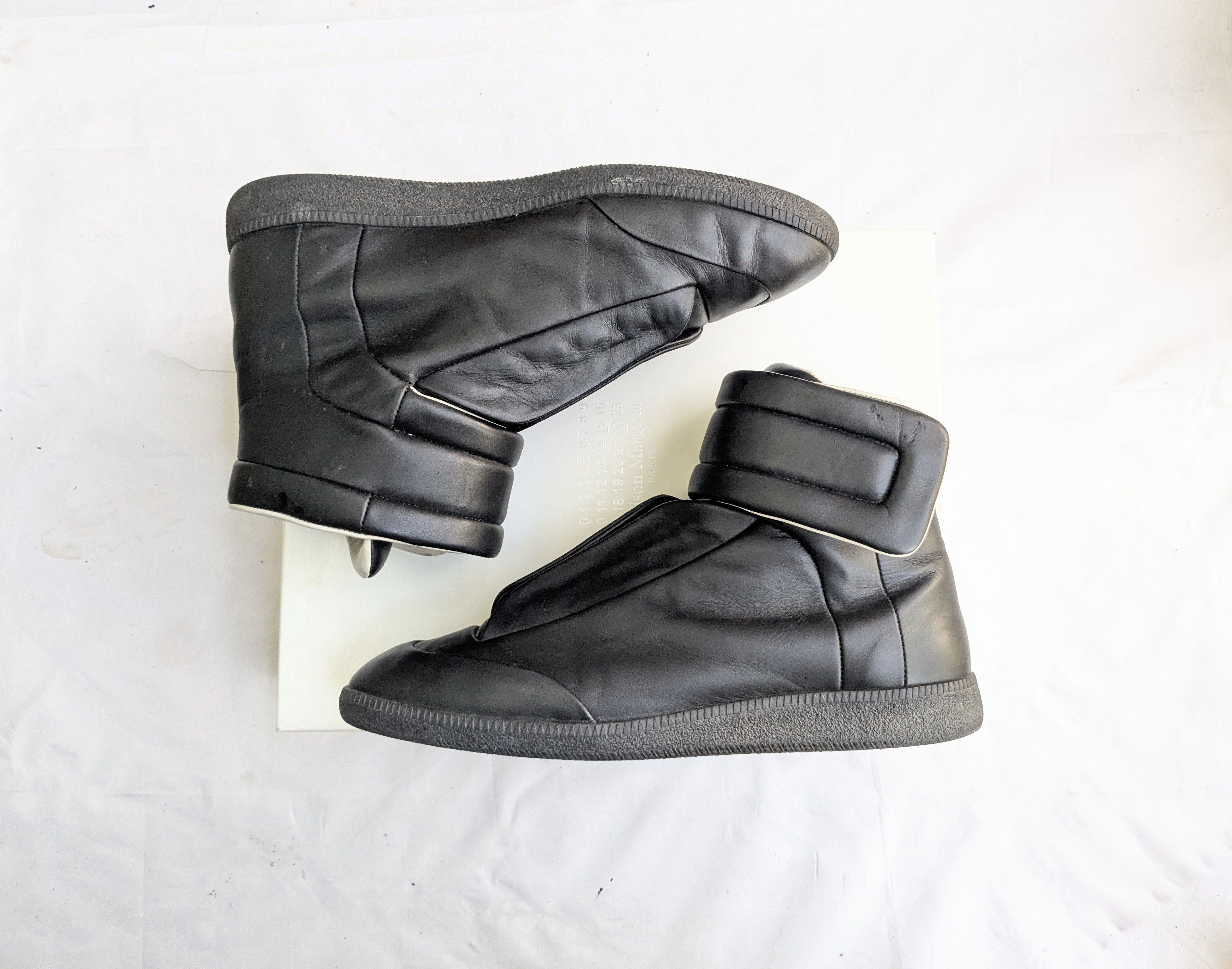 Maison Margiela Maison Margiela Future Black 13 46 High Tops Leather Size US 13 / EU 46 - 1 Thumbnail
