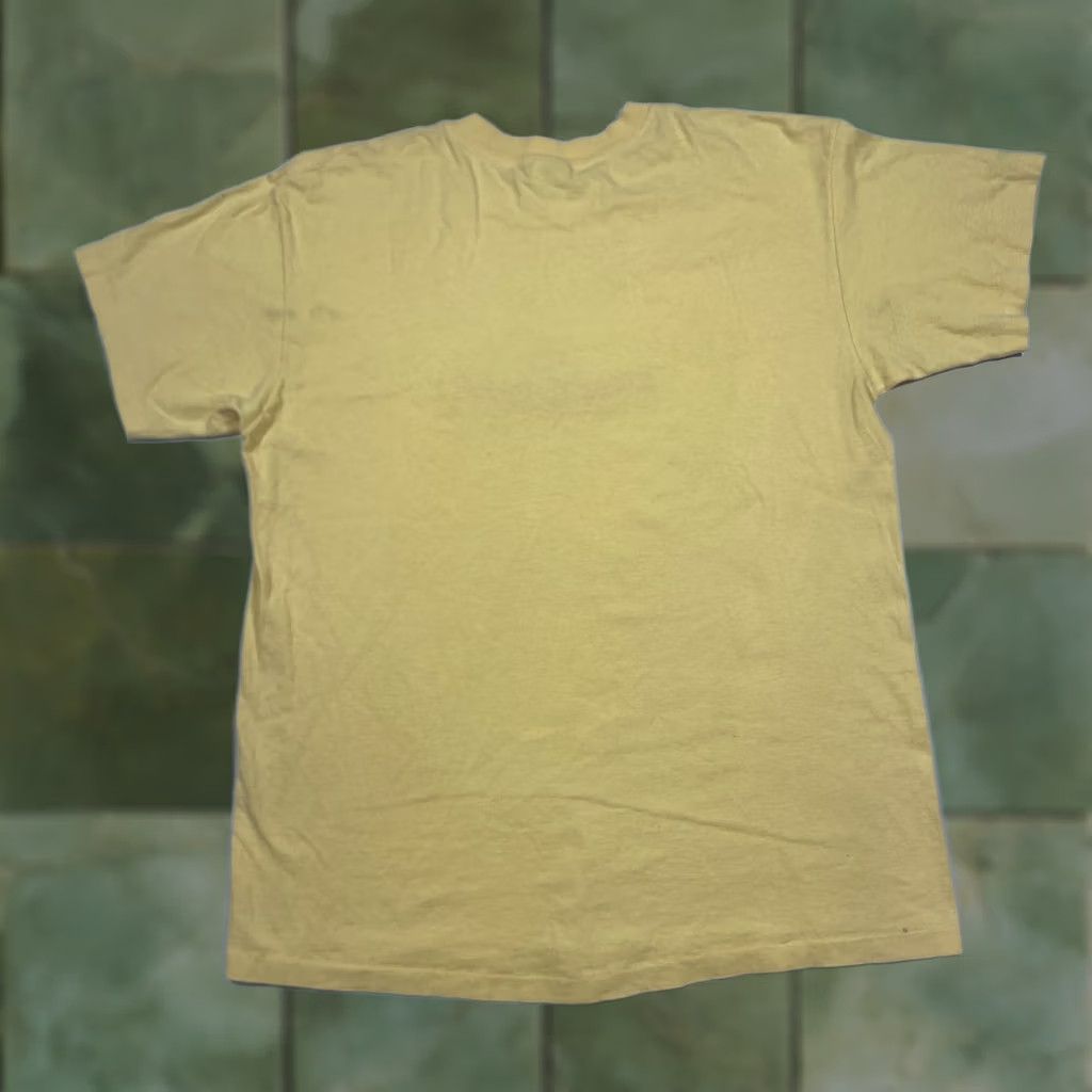 Anvil VINTAGE Anvil Tennessee Shirt Mens XL Yellow Embroidered Souvenir Tee Made USA Size US XL / EU 56 / 4 - 1 Thumbnail