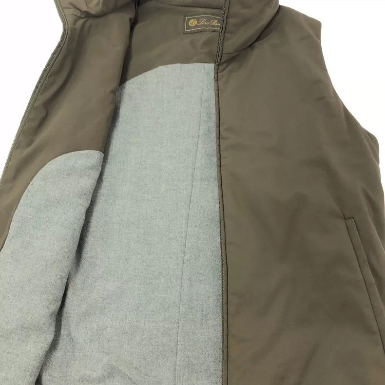 Loro Piana LORO PIANA Unlined Hooded Vest with Filling-Wool Inner and Size US XS / EU 42 / 0 - 5 Thumbnail