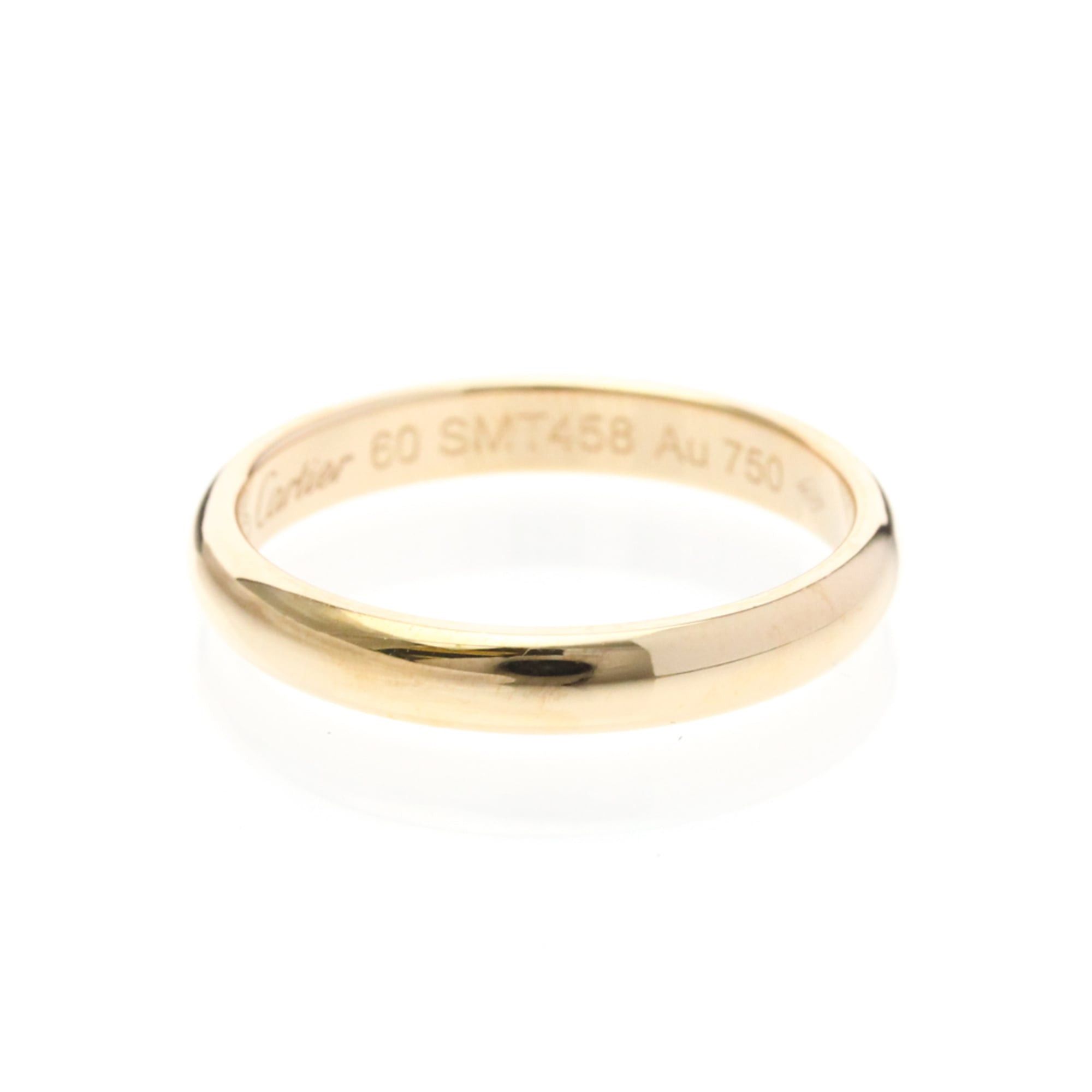 Cartier Cartier Wedding Ring Pink Gold (18K) Fashion No Stone Band Ring Pink Gold Size ONE SIZE - 1 Thumbnail