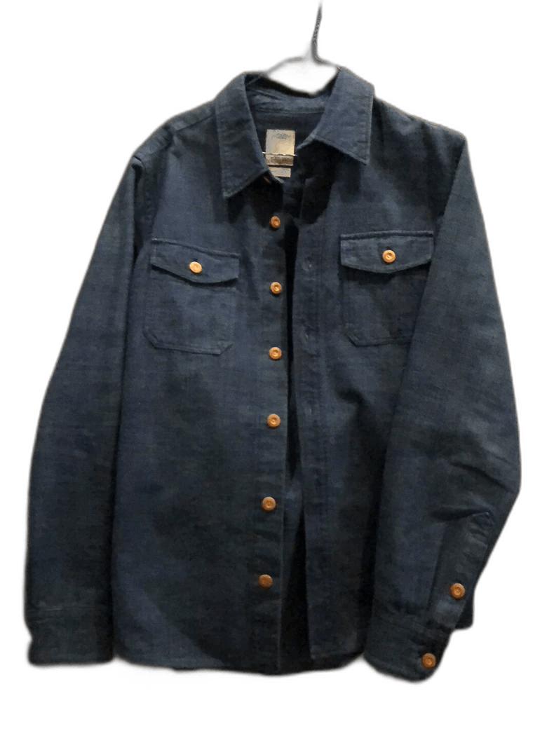Visvim visvim elk flannel shirt in navy blue Size US S / EU 44-46 / 1 - 1 Thumbnail