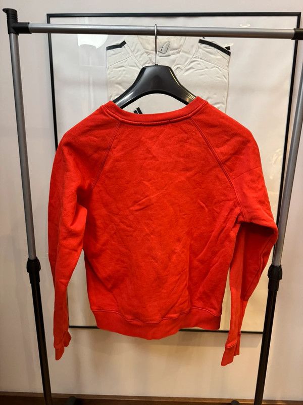 MSGM MSGM Milano Women Red Spellout Logo Sweatshirt S Size S / US 4 / IT 40 - 4 Thumbnail