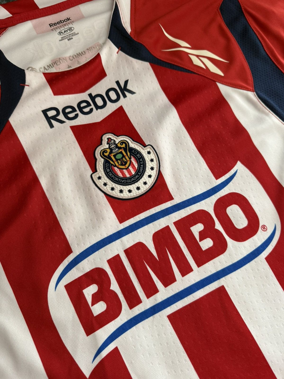 Reebok Vintage Chivas de Guadalajara Mexico Soccer Reebok Jersey Size US L / EU 52-54 / 3 - 5 Thumbnail