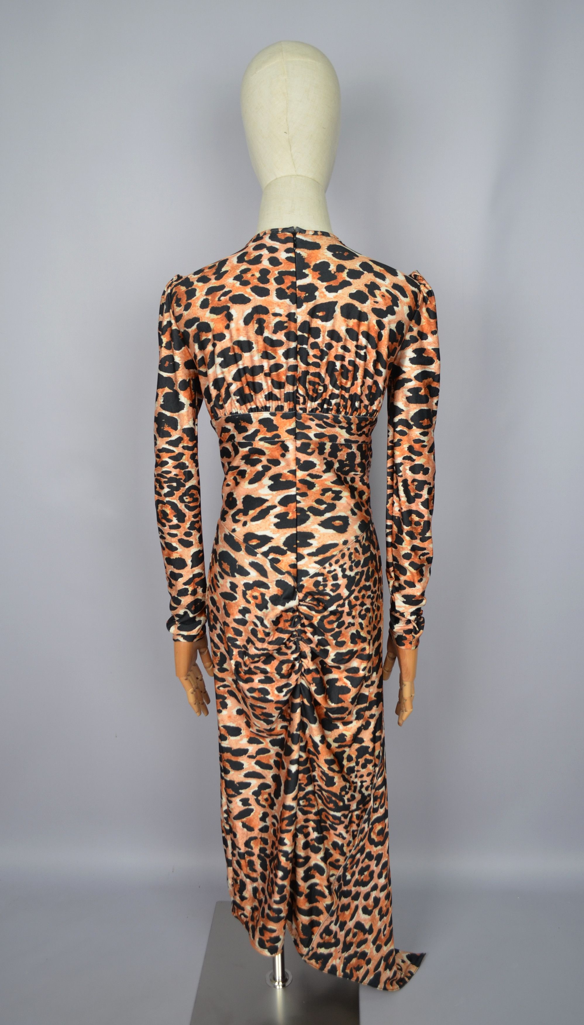 Designer × H&M × Paco Rabanne H&M x Paco Rabanne Dress Leopard Print Buckle Detail Stretch Size XS / US 0-2 / IT 36-38 - 10 Thumbnail