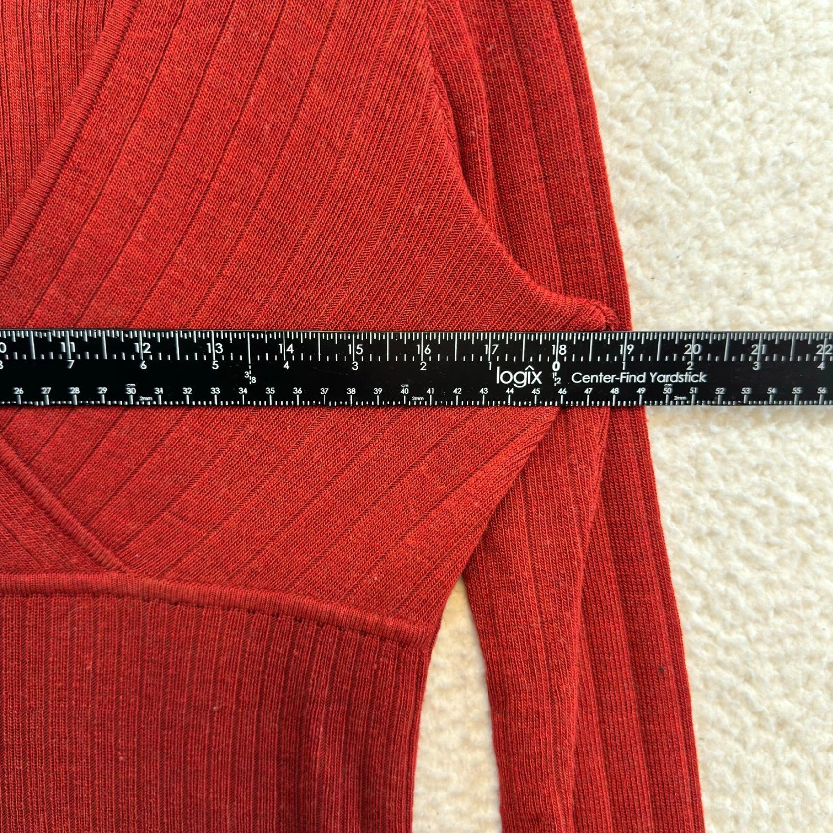 Vintage VINTAGE Y2K New York & Company Knit Shirt Red S Grunge Long Sleeve Boho Fairy Bella Swan Women's S Size S / US 4 / IT 40 - 7 Thumbnail