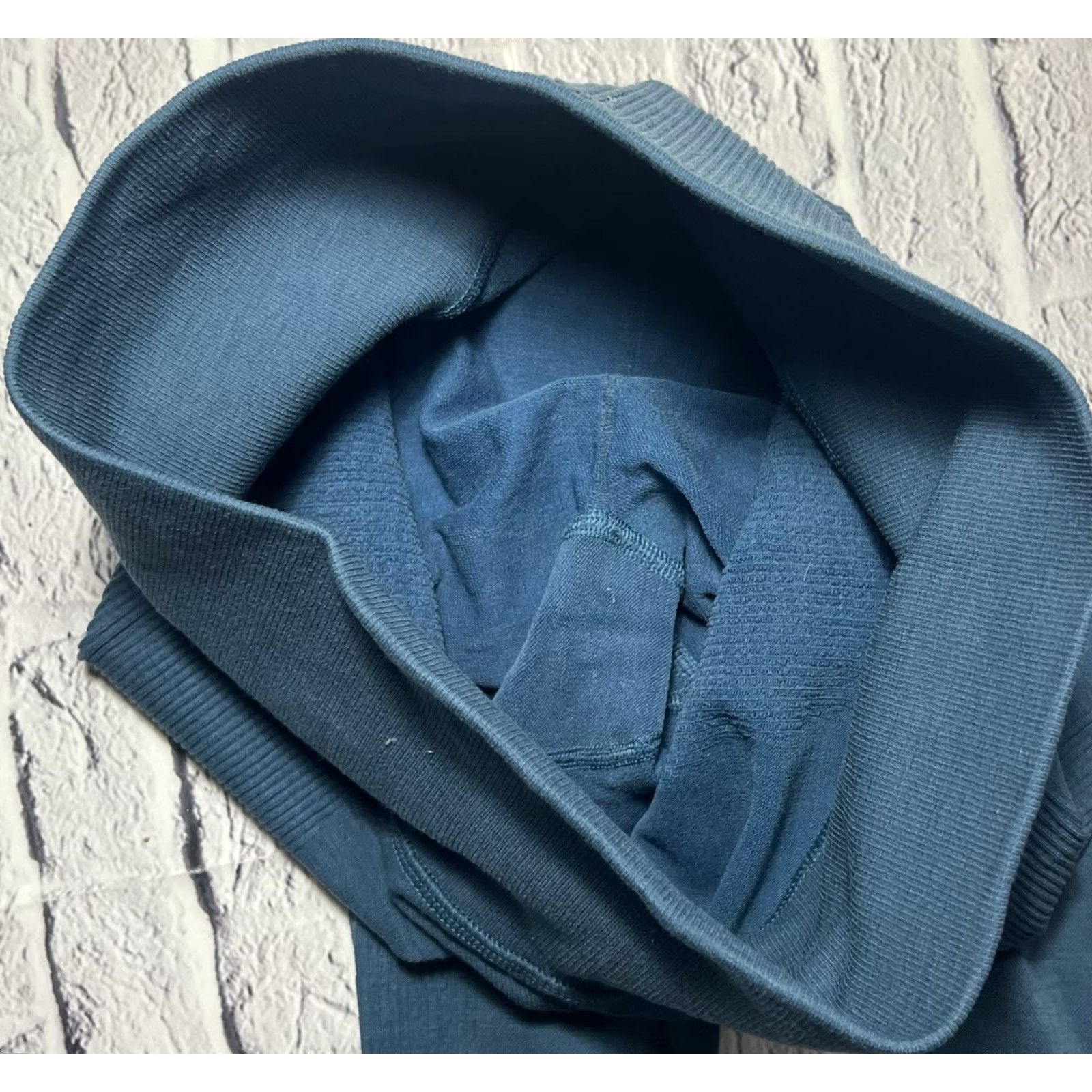 Lululemon Lululemon Rib Panel Tidewater Teal Leggings Size 2 Womens Activewear Ribbed Align Leggings Blue 2 Size 26" / US 2 / IT 38 - 7 Thumbnail