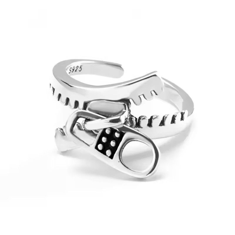 Jewelry Zip Adjustable Ring Size ONE SIZE - 7 Thumbnail