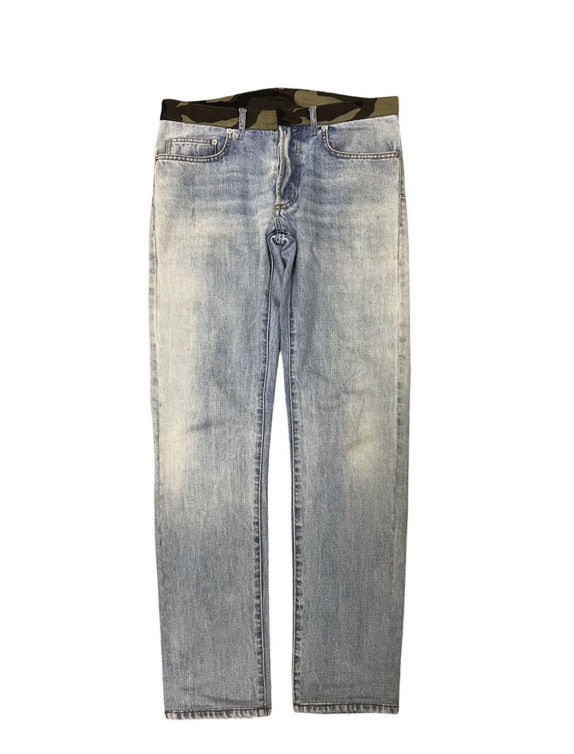 Dior × Hedi Slimane Sample Camo Waist Denim Size US 31 - 1 Thumbnail