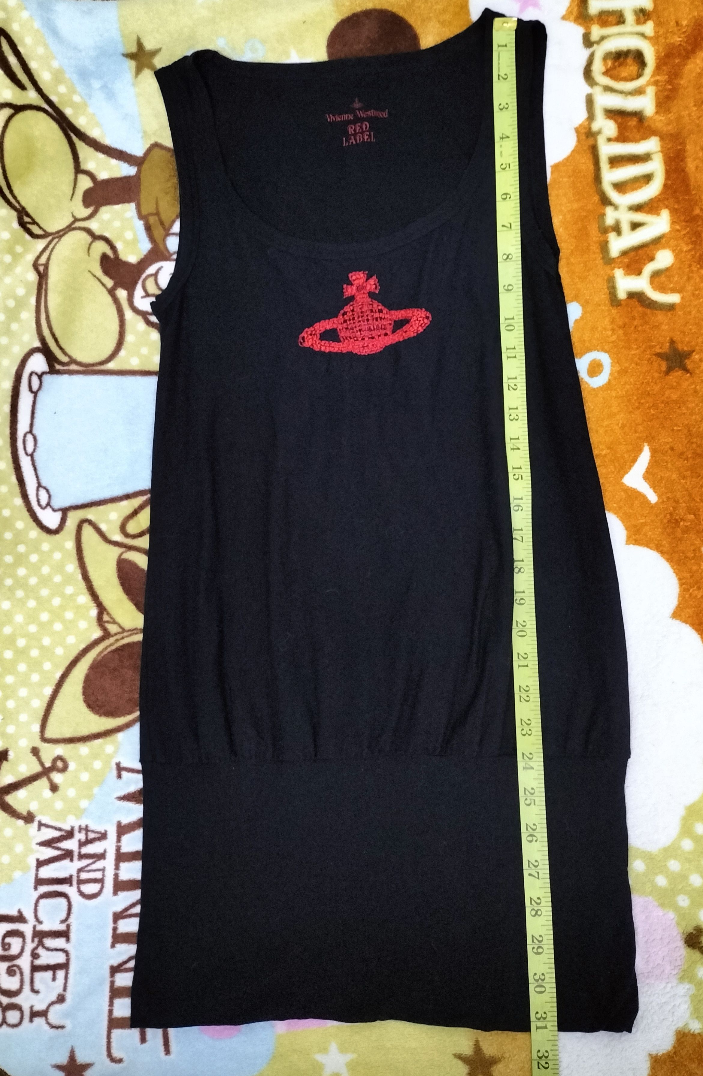 Vivienne Westwood embroidery logo sleeveless dress