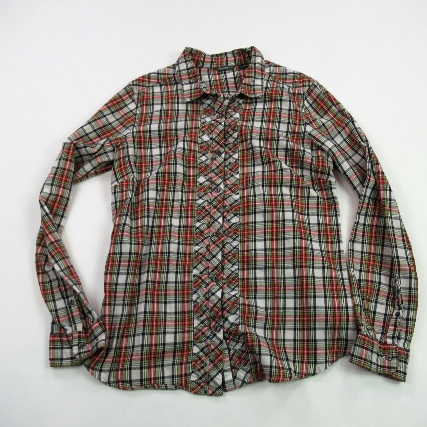 Eddie Bauer Eddie Bauer Shirt Womens Small Long Sleeve Casual Button Up Plaid Size S / US 4 / IT 40 - 2 Thumbnail
