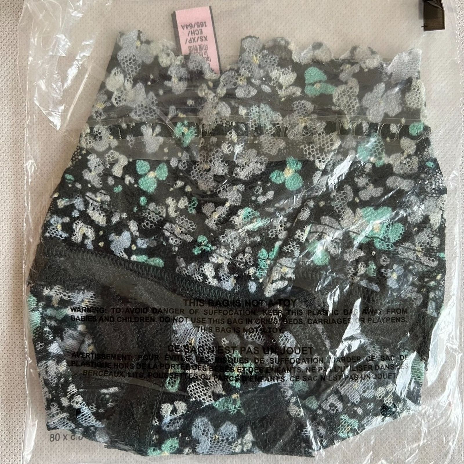 Victoria's Secret Lot 3 Victoria's Secret Floral Lace Hip hugger Panty, XS Size ONE SIZE - 6 Thumbnail