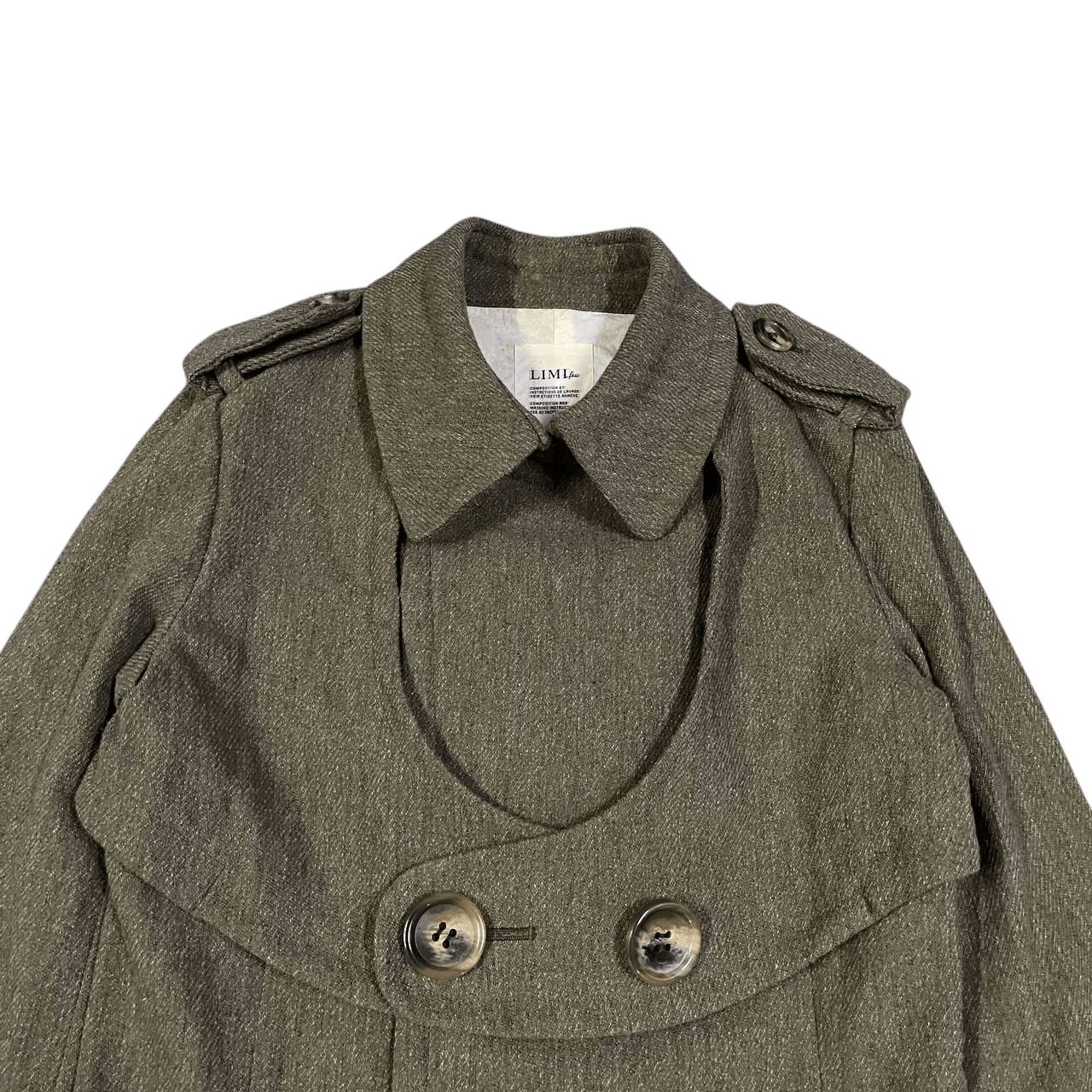 Yohji Yamamoto AW98 Yohji Yamamoto Limi Feu Wool Jacket Size US S / EU 44-46 / 1 - 2 Thumbnail