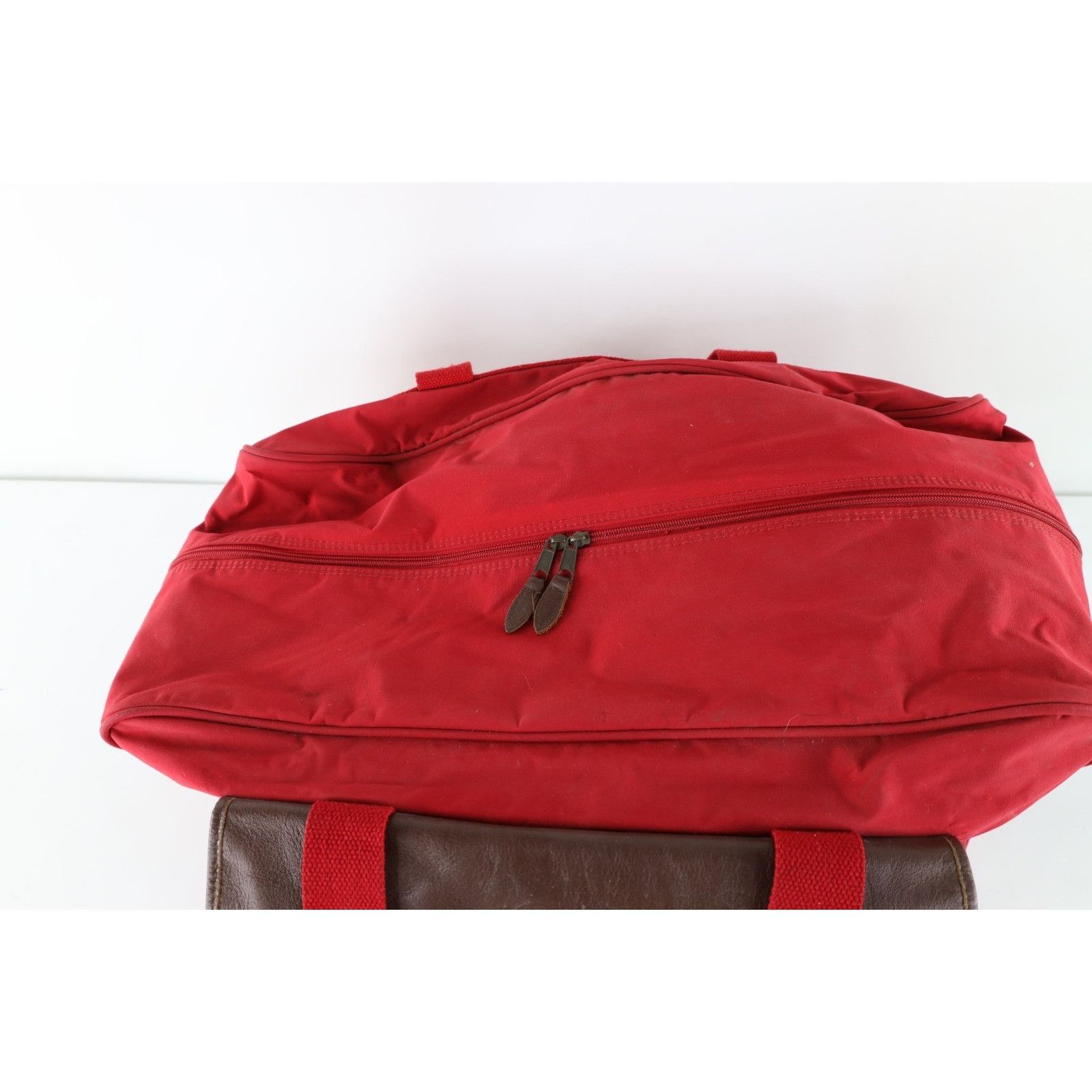 Marlboro Vintage 90s Marlboro Distressed Spell Out Handled Duffel Bag Size ONE SIZE - 6 Thumbnail