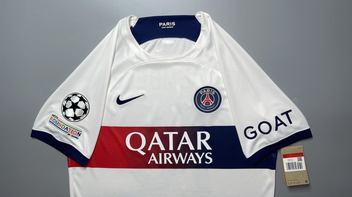 Nike PSG NIKE 2023/2024 FOOTBALL SOCCER AWAY JERSEY #10 DEMBELE Size US L / EU 52-54 / 3 - 3 Thumbnail