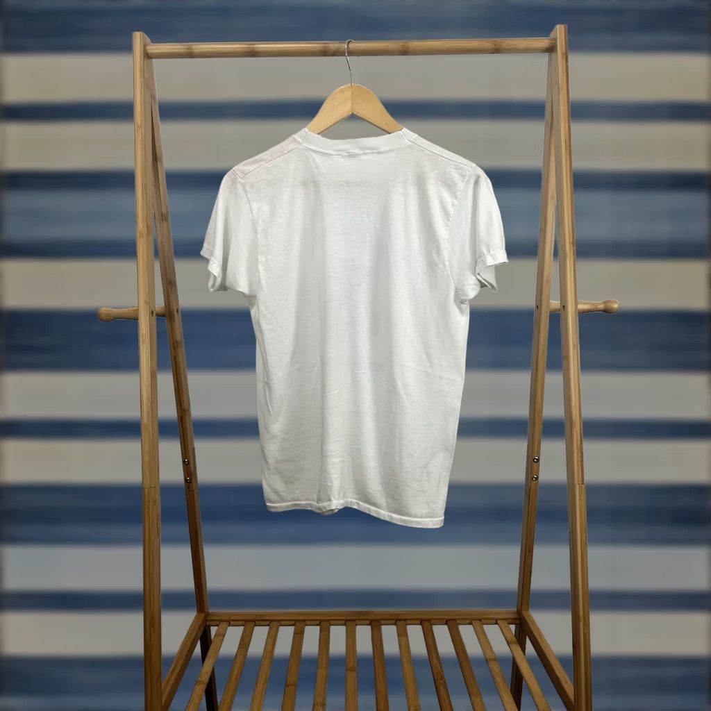 Vintage VTG 80s Happiness Is A Yorkshire Terrier Dog Canine Paper Thin Burnout T-Shirt M Shirt Mens White Size US M / EU 48-50 / 2 - 1 Thumbnail