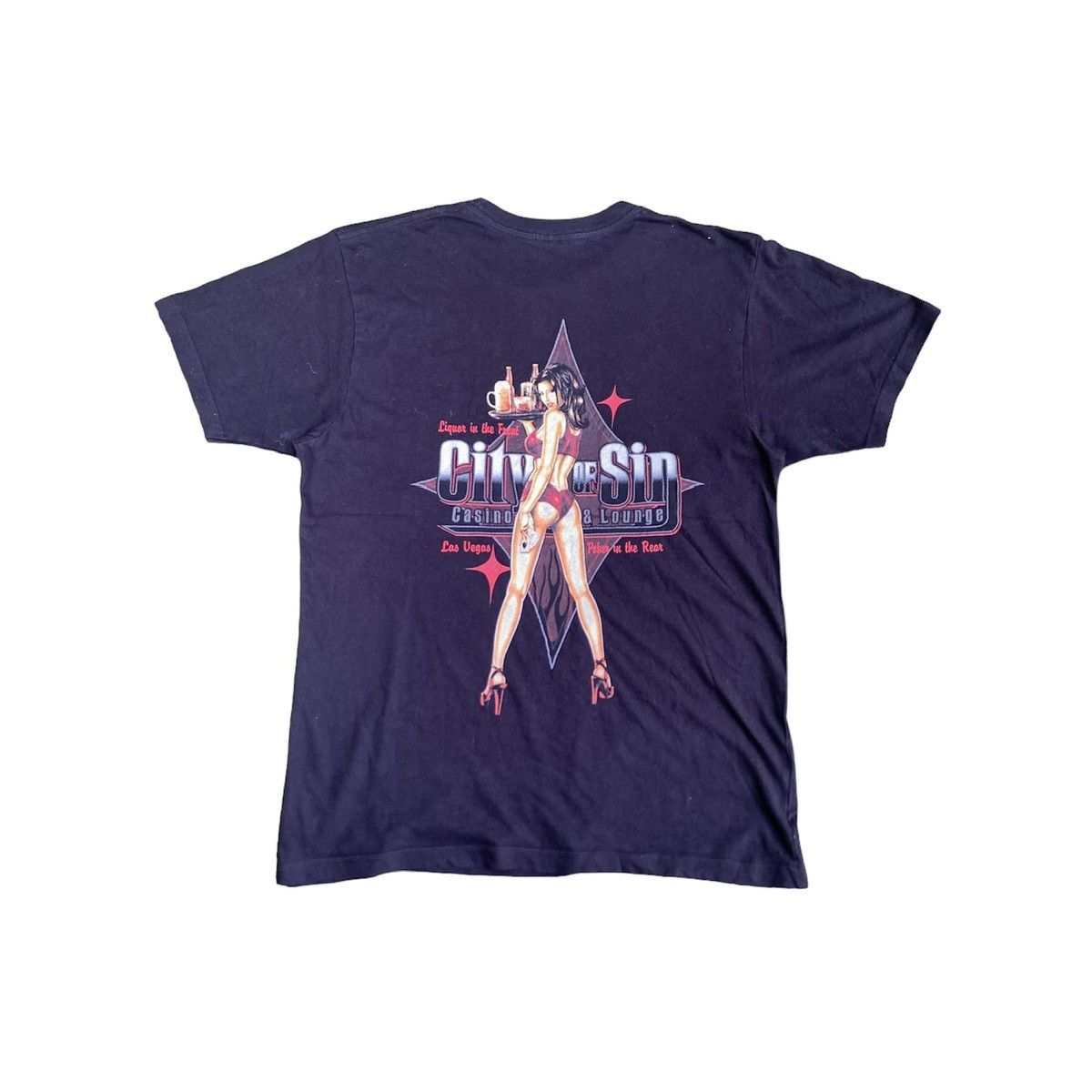 Vintage City Of Sin Casino And Lounge Porn Tee