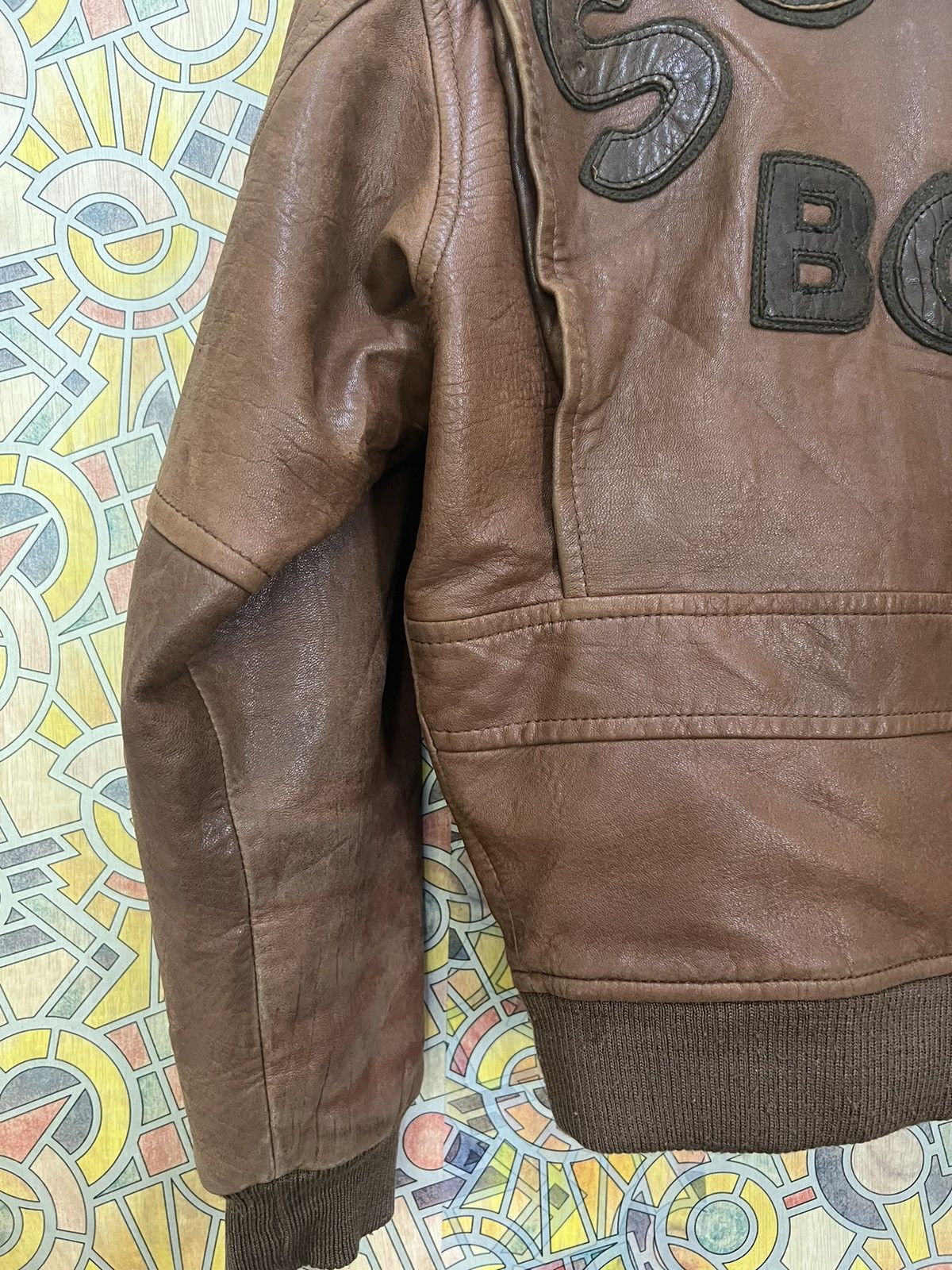 Japanese Brand Leather Jacket Scoop Boys Size US XL / EU 56 / 4 - 13 Thumbnail