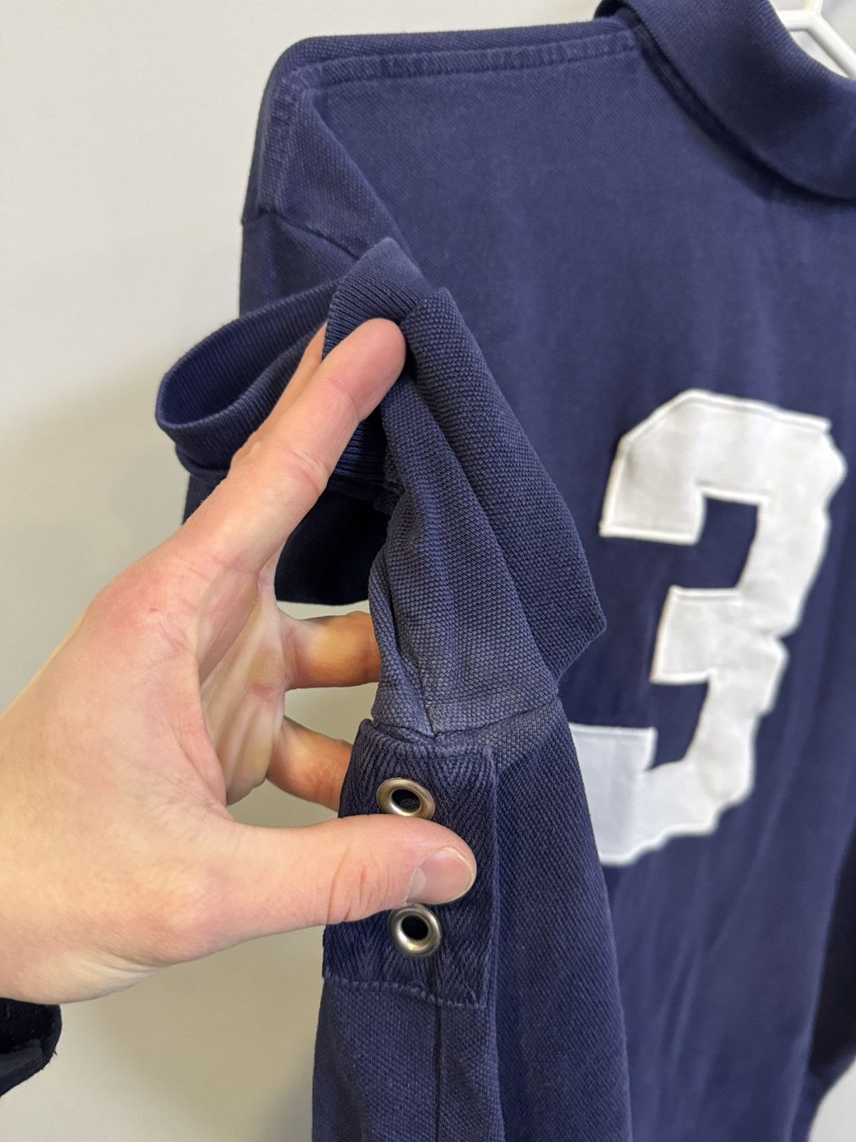 Polo Ralph Lauren × Vintage Vintage Polo Ralph Lauren New York 3 big logo polo tee 90’s Size US XL / EU 56 / 4 - 9 Thumbnail