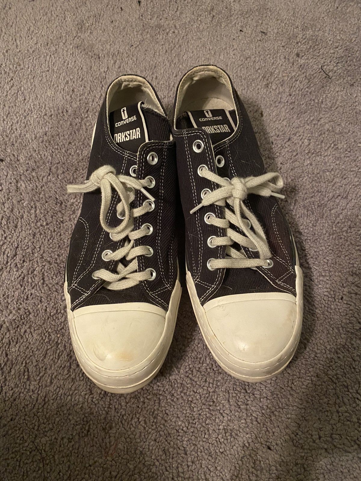 image of Rick Owens Converse Shoes in Black, Men's (Size 11)