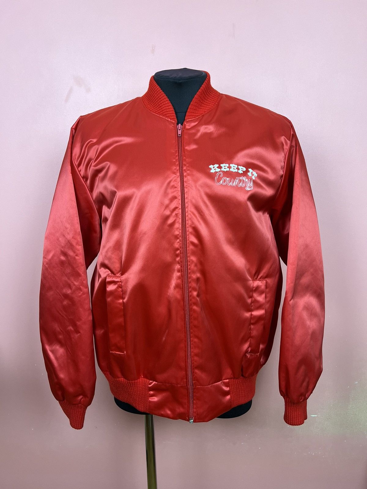 Vintage Keep it Texas varsity jacket bomber vintage rare Size US M / EU 48-50 / 2 - 2 Thumbnail