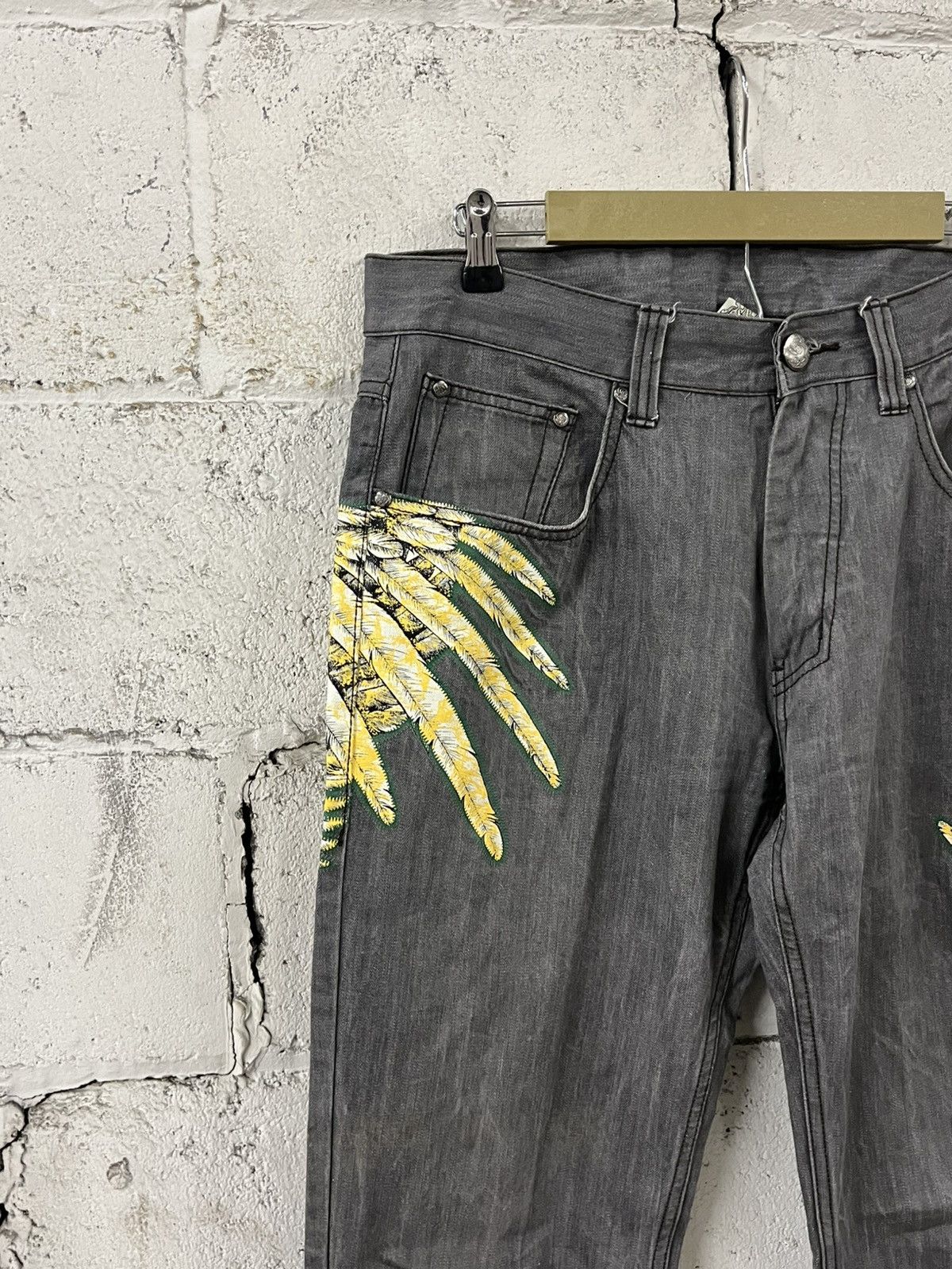 Ed Hardy Y2k ED hardy style baggy fit wide leg denim skater grunge Size US 36 / EU 52 - 8 Thumbnail