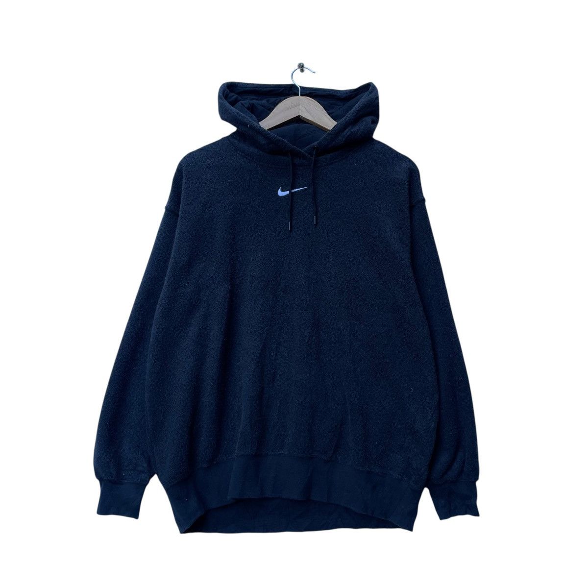 Nike 💥Vintage Y2k Nike Cenyer Swoosh Hoodie Pull Over Jacket Size US M / EU 48-50 / 2 - 1 Thumbnail