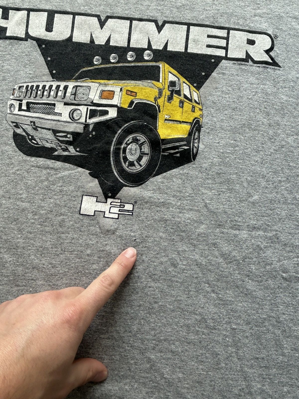 Vintage Vintage Y2K Hummer Graphic Tee Size US XXL / EU 58 / 5 - 4 Thumbnail