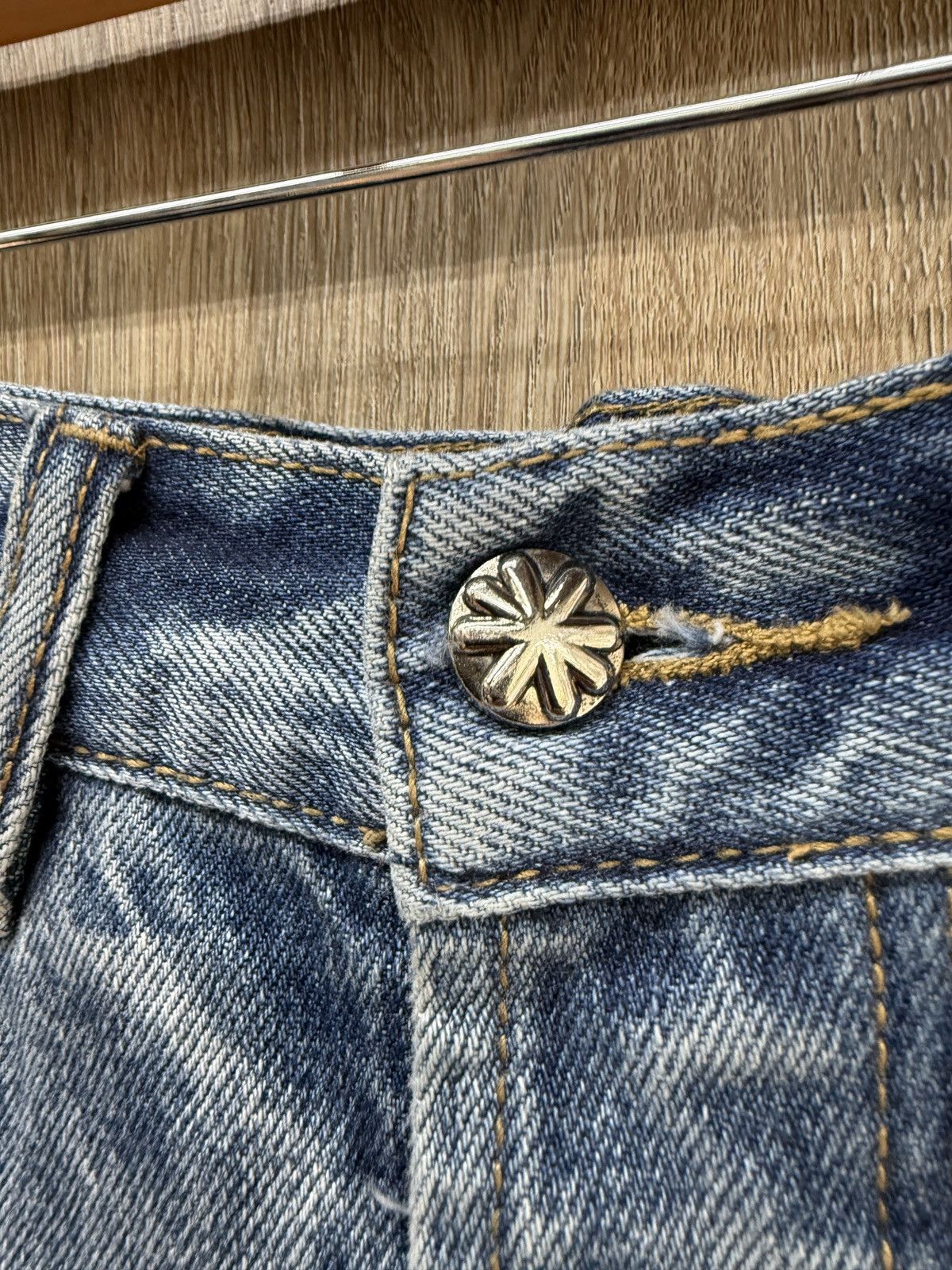 Shadow Hill Los Shadow White Denim Jeans Size US 30 / EU 46 - 6 Thumbnail