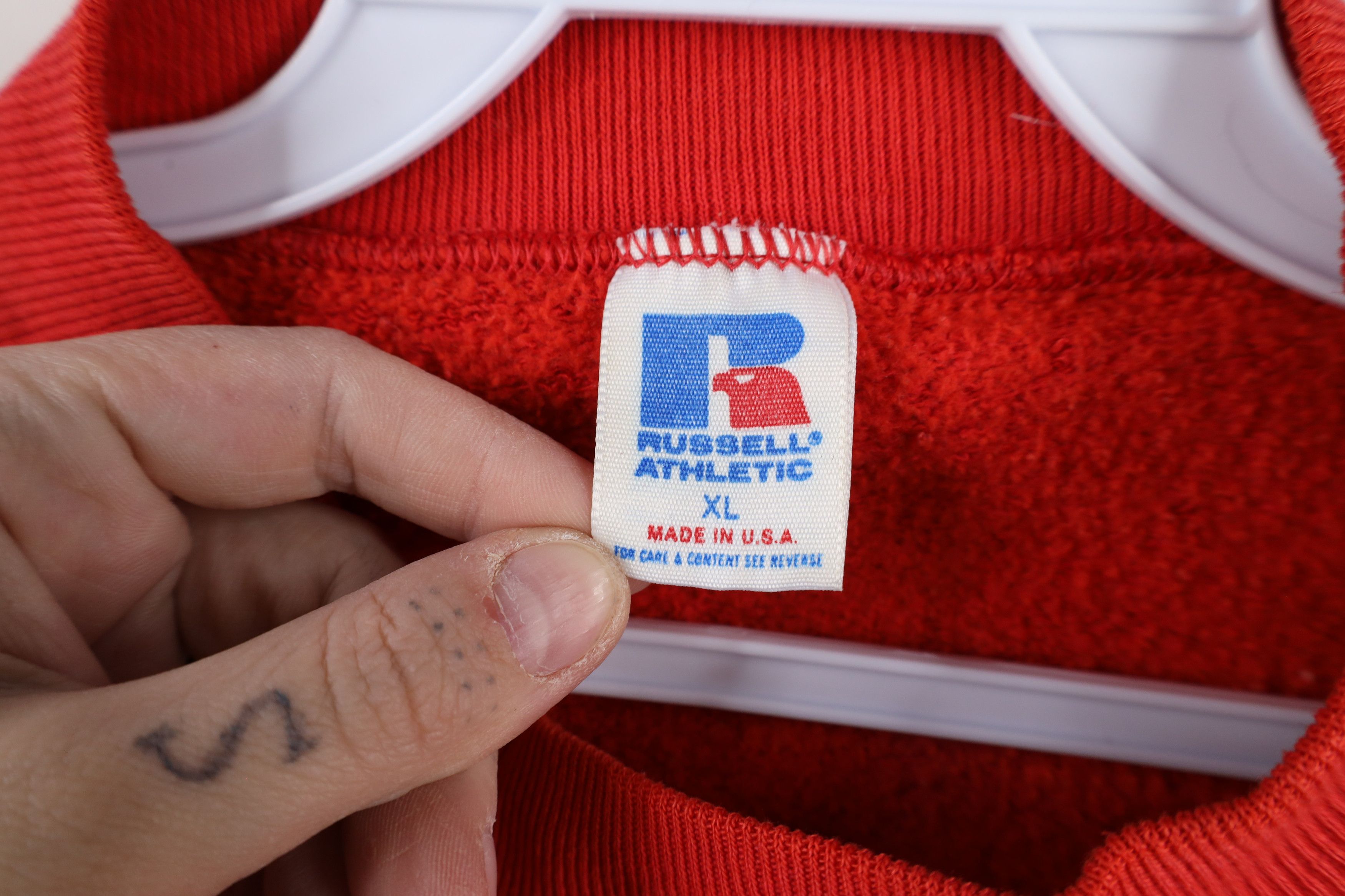Russell Athletic × Vintage Vintage 80s 90s Russell Athletic Crewneck Sweatshirt USA Size US XL / EU 56 / 4 - 9 Thumbnail