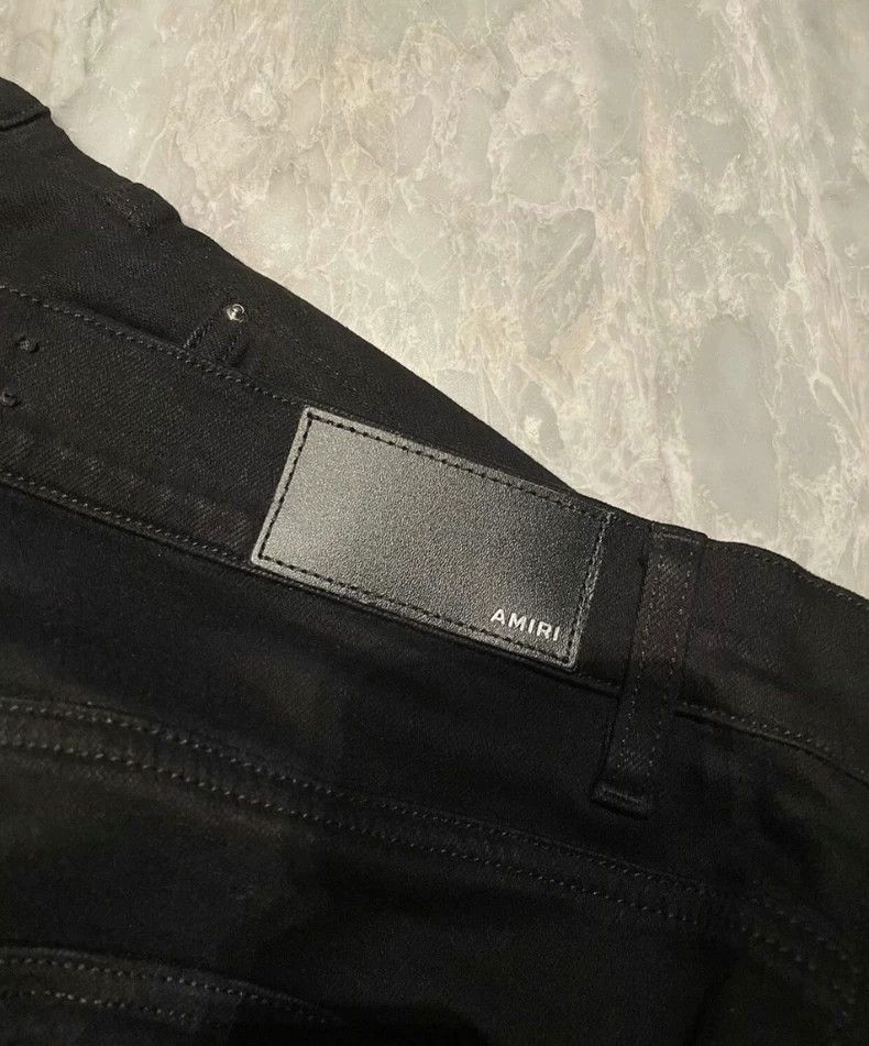Amiri Amiri 17ss first generation cashew flower black denim Size US 34 / EU 50 - 3 Thumbnail