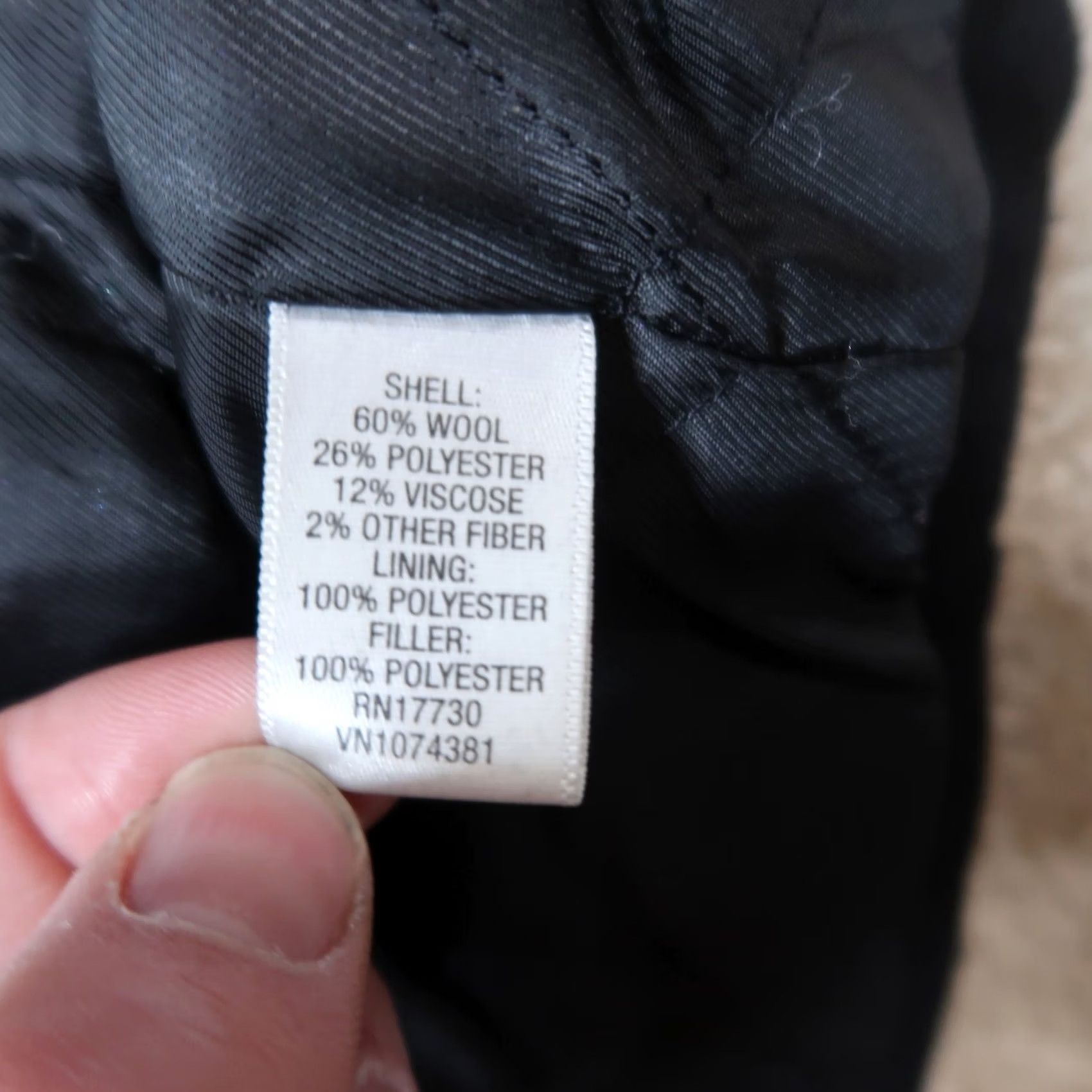 Merona Merona Wool Blend Peacoat Button Front Men's Small Double Breasted Coat Coat Size US S / EU 44-46 / 1 - 4 Thumbnail