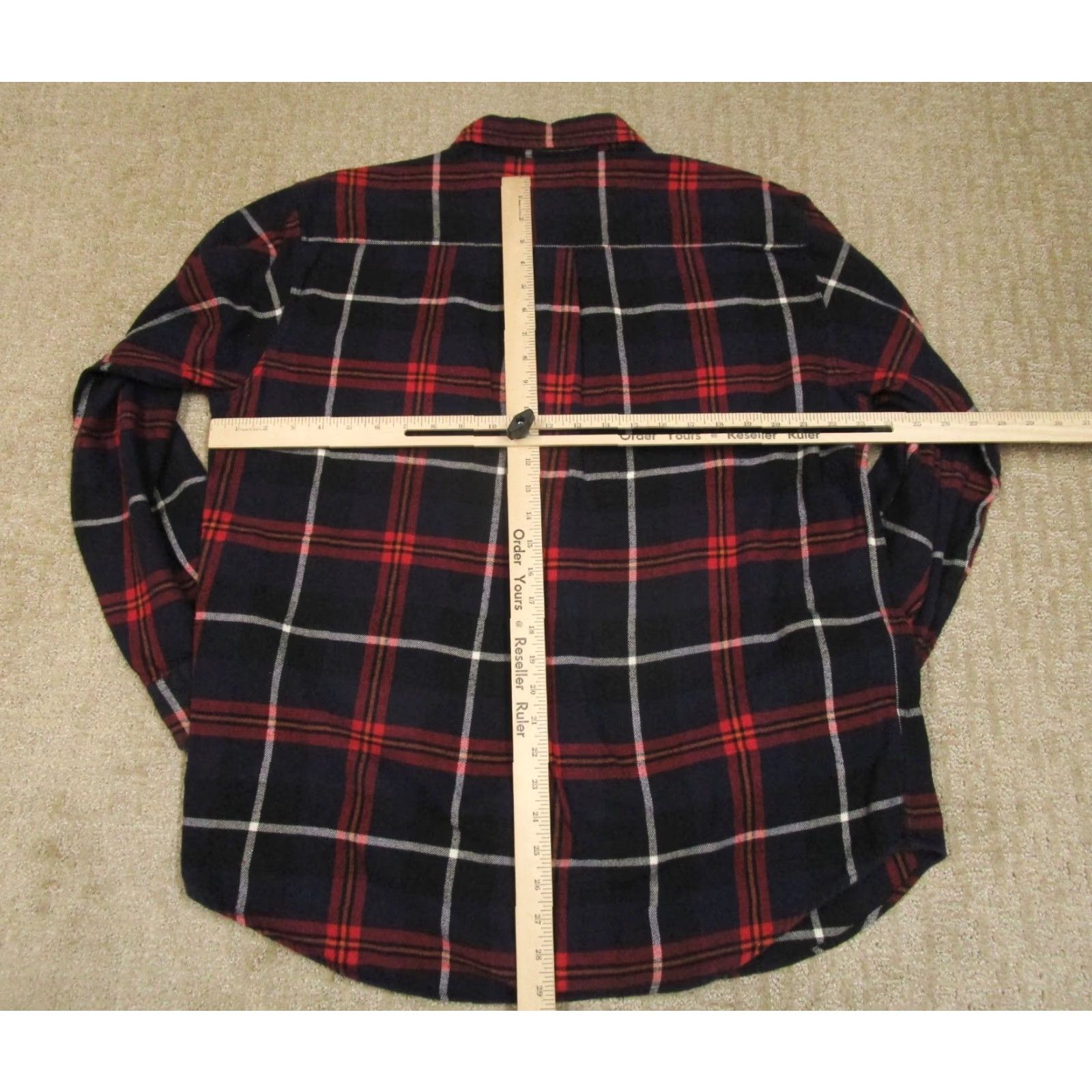 J.Crew VINTAGE J.CREW Shirt Men L Blue Plaid Oarsman Flannel Long Sleeve 90s Button-Up COTTON, KNIT, OUTDOOR Mens Size US L / EU 52-54 / 3 - 4 Thumbnail