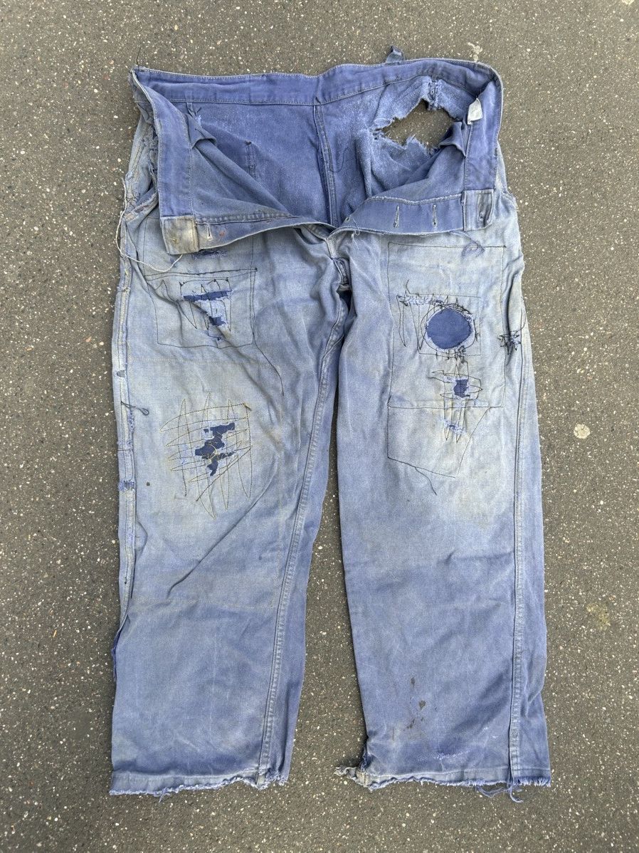 Other French blue work pants, old Size US 33 - 1 Thumbnail