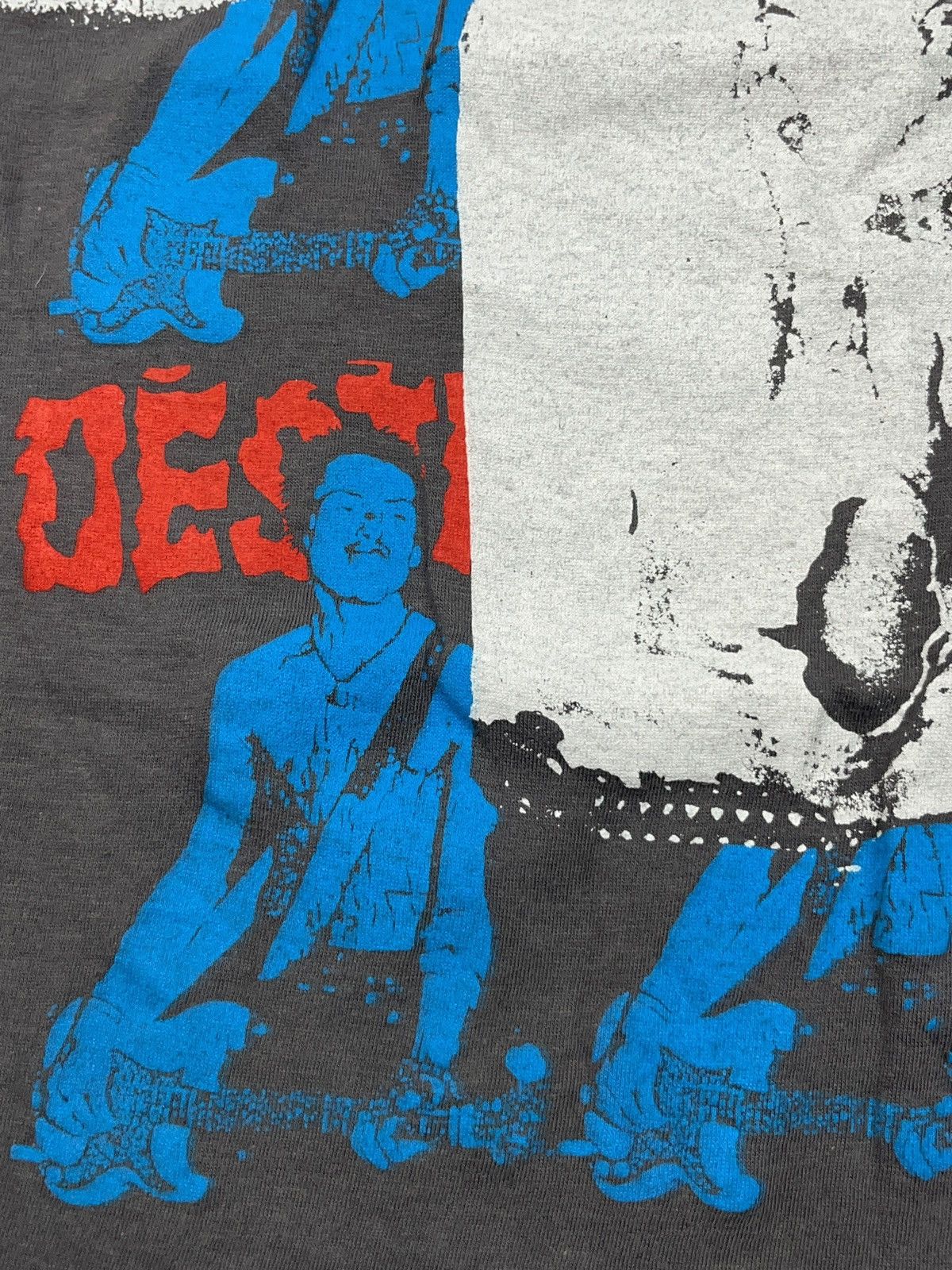 Band Tees Vintage 1987 Sid Vicious Destroy Sex Pistols Punk T-shirt Size US L / EU 52-54 / 3 - 4 Thumbnail