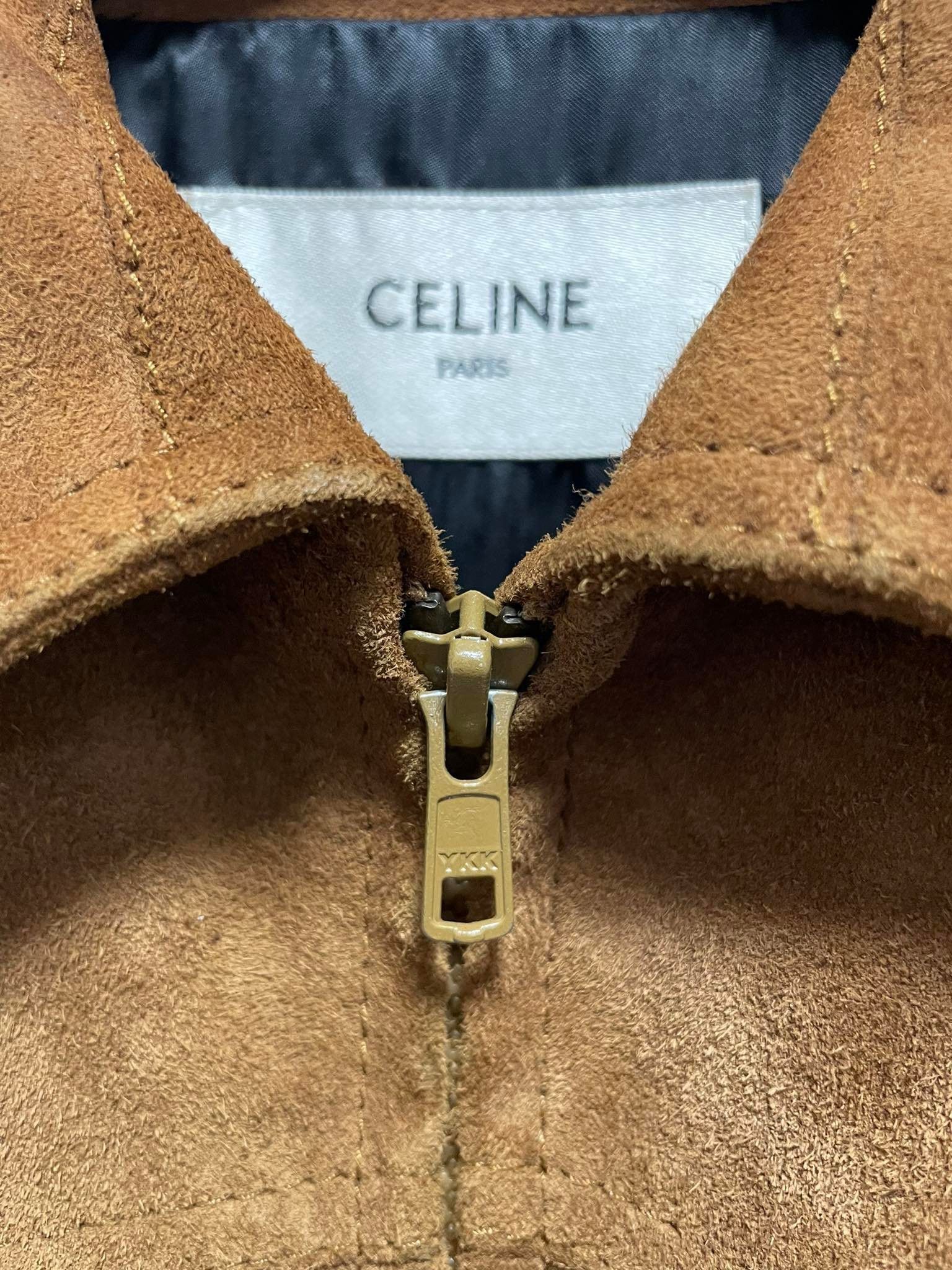 Celine BNWOT SS19 Sample Western Brown Suede Jacket Size US S / EU 44-46 / 1 - 7 Thumbnail
