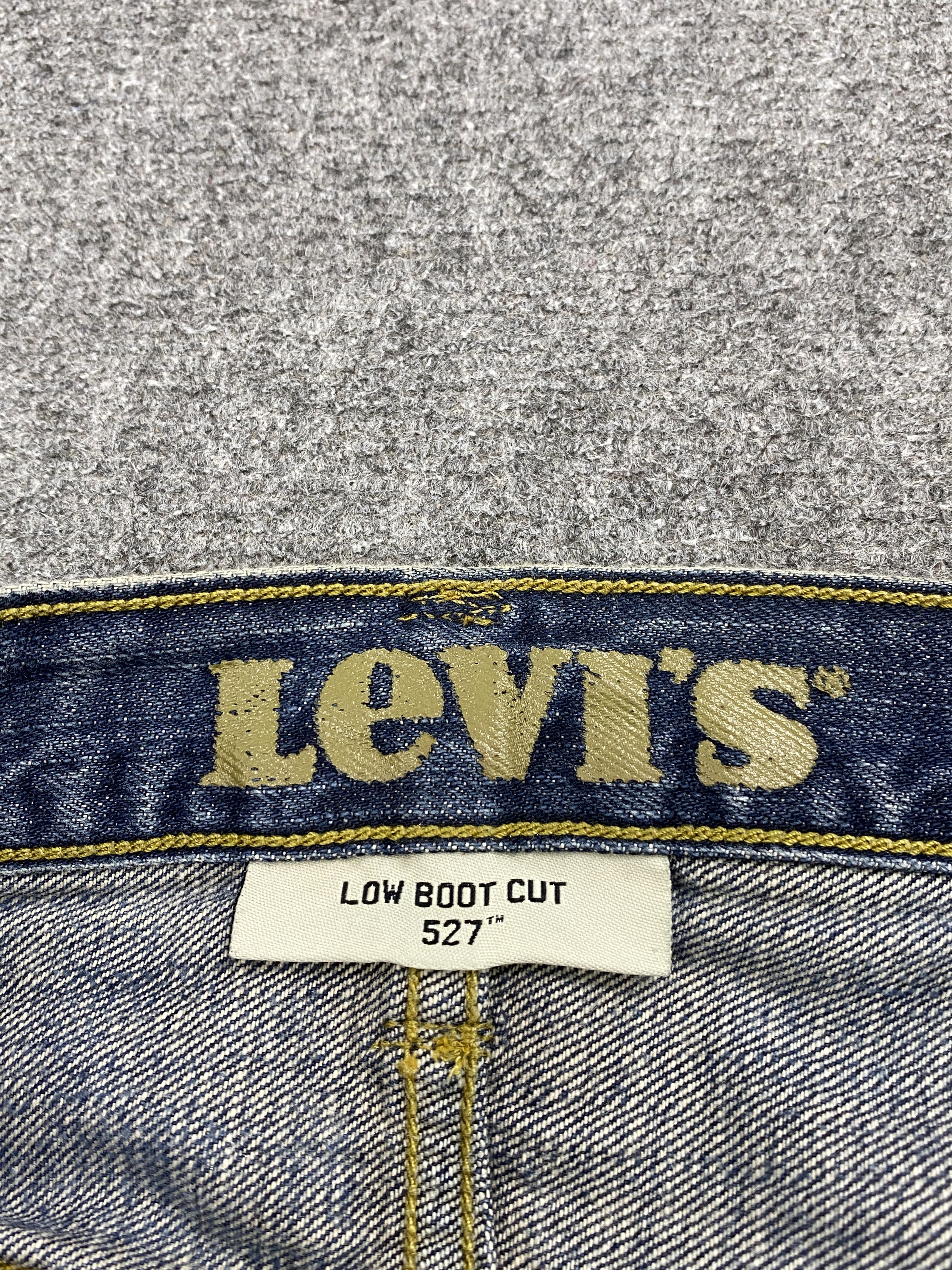 Levi's × Vintage Splatter Paint Vintage Levi's 527 Bootcut Jeans Size US 31 - 10 Thumbnail