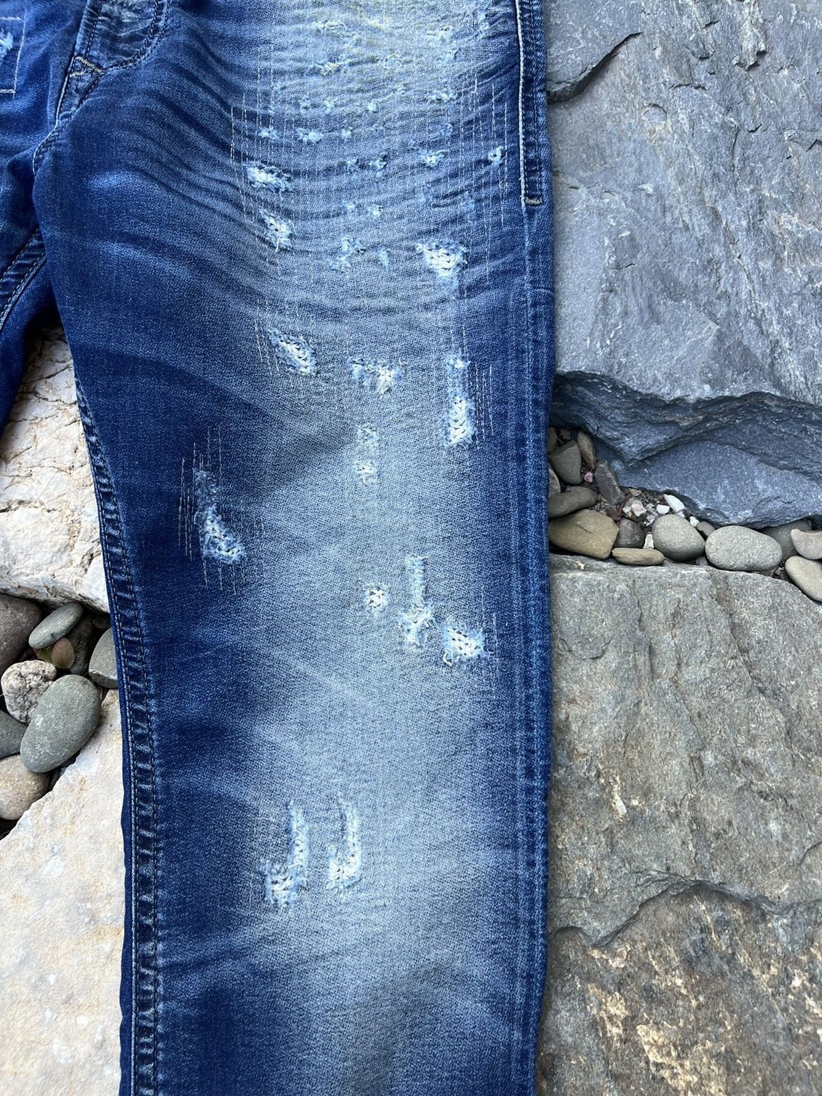 Diesel × Vintage Vintage Diesel 30 y2k spender jeans distressed sweatpants Size US 30 / EU 46 - 10 Thumbnail