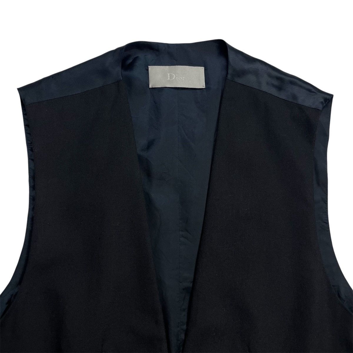 Dior AW 2006 Dior Homme Sculpted Tailoring Vest by Hedi Slimane Size 48R - 4 Thumbnail