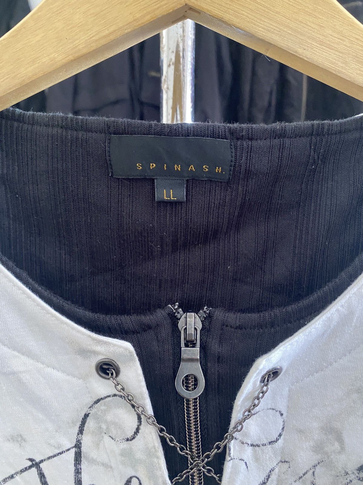 Maison Margiela Vintage y2k Spinash Double Layer Skull Necklace Long Shirt Size US L / EU 52-54 / 3 - 6 Thumbnail
