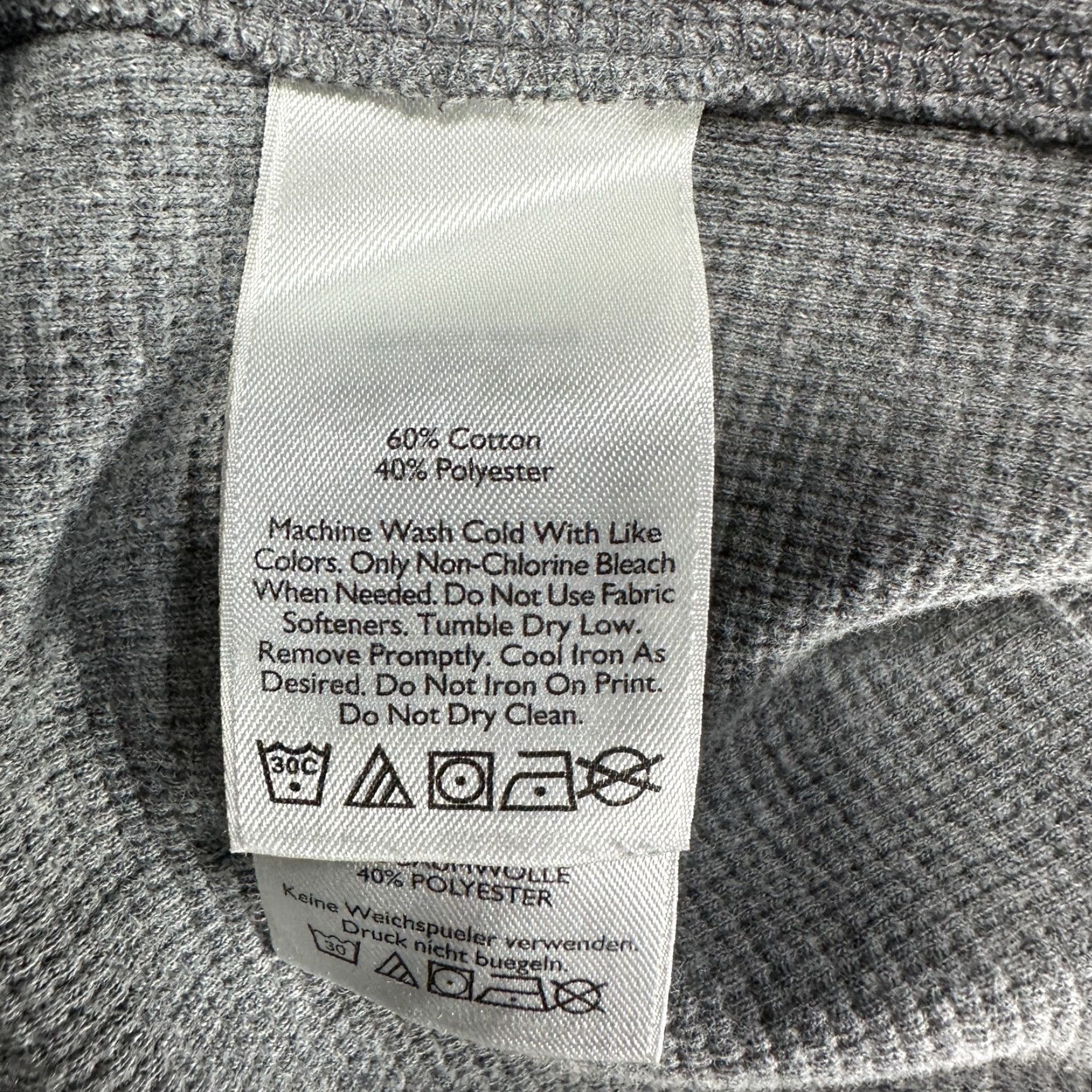 Eddie Bauer Eddie Bauer Shirt Mens TXL Pullover Gray Cotton Thermal Knit Long Sleeve Crew Size US XL / EU 56 / 4 - 5 Thumbnail