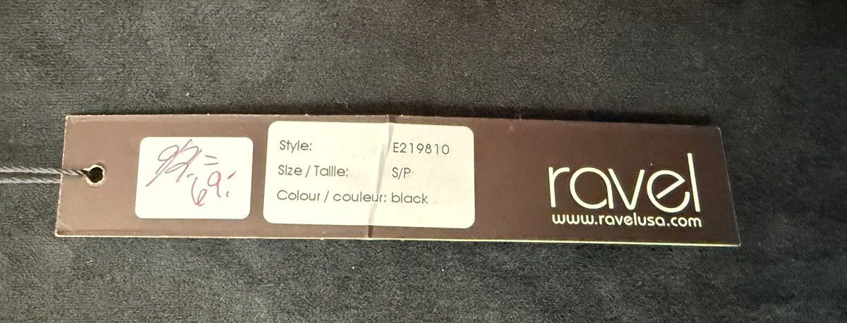 Other Ravel Women’s Black Semi Cold Shoulder Round 3/4 Sleeve Top Size S / US 4 / IT 40 - 4 Thumbnail