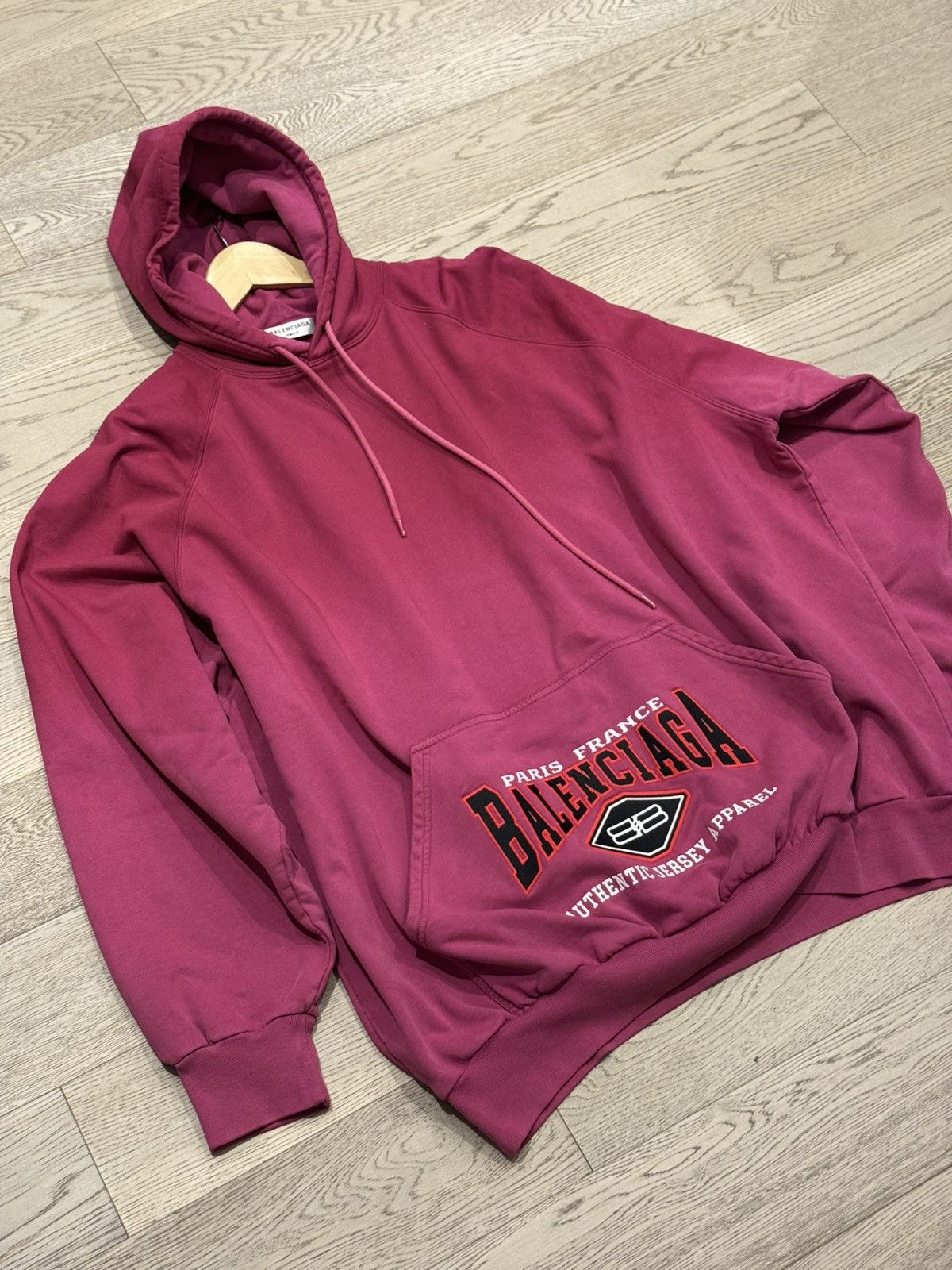 Balenciaga Balenciaga Pink Cotton Oversized Hoodie Size US L / EU 52-54 / 3 - 7 Thumbnail
