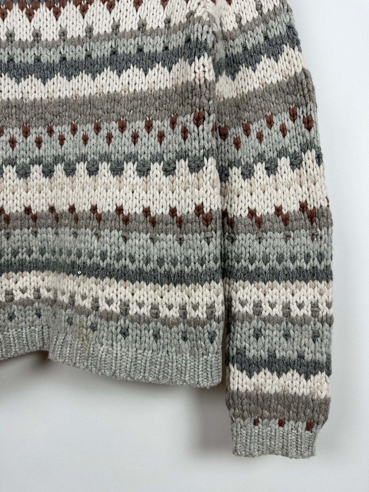 Brunello Cucinelli Cashmere/Silk Cable Knit Sweater