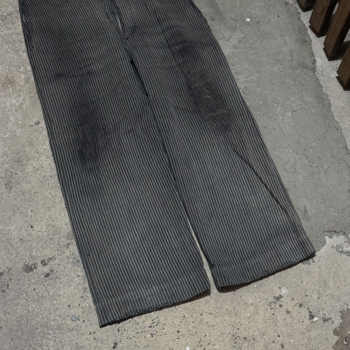 Vintage Vintage 1900/20 French trashed striped pants Size US 32 / EU 48 - 3 Thumbnail