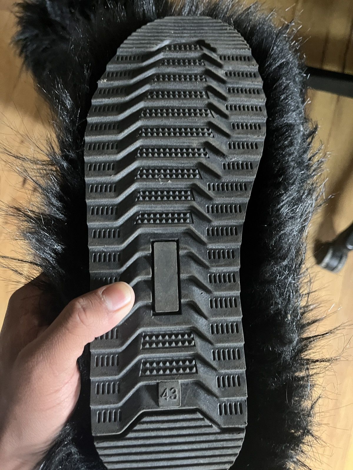 Other Black Fur Boots Size US 9 / EU 42 - 2 Thumbnail