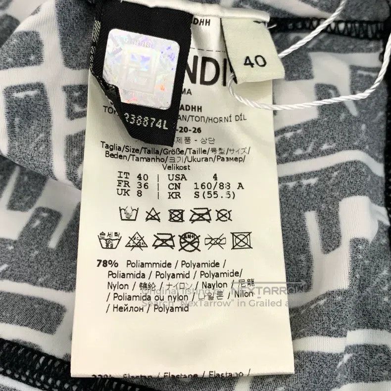 Fendi Fendi Color-Blocked Logo Letter Full Print Crew Neck Long Size XS / US 0-2 / IT 36-38 - 8 Thumbnail