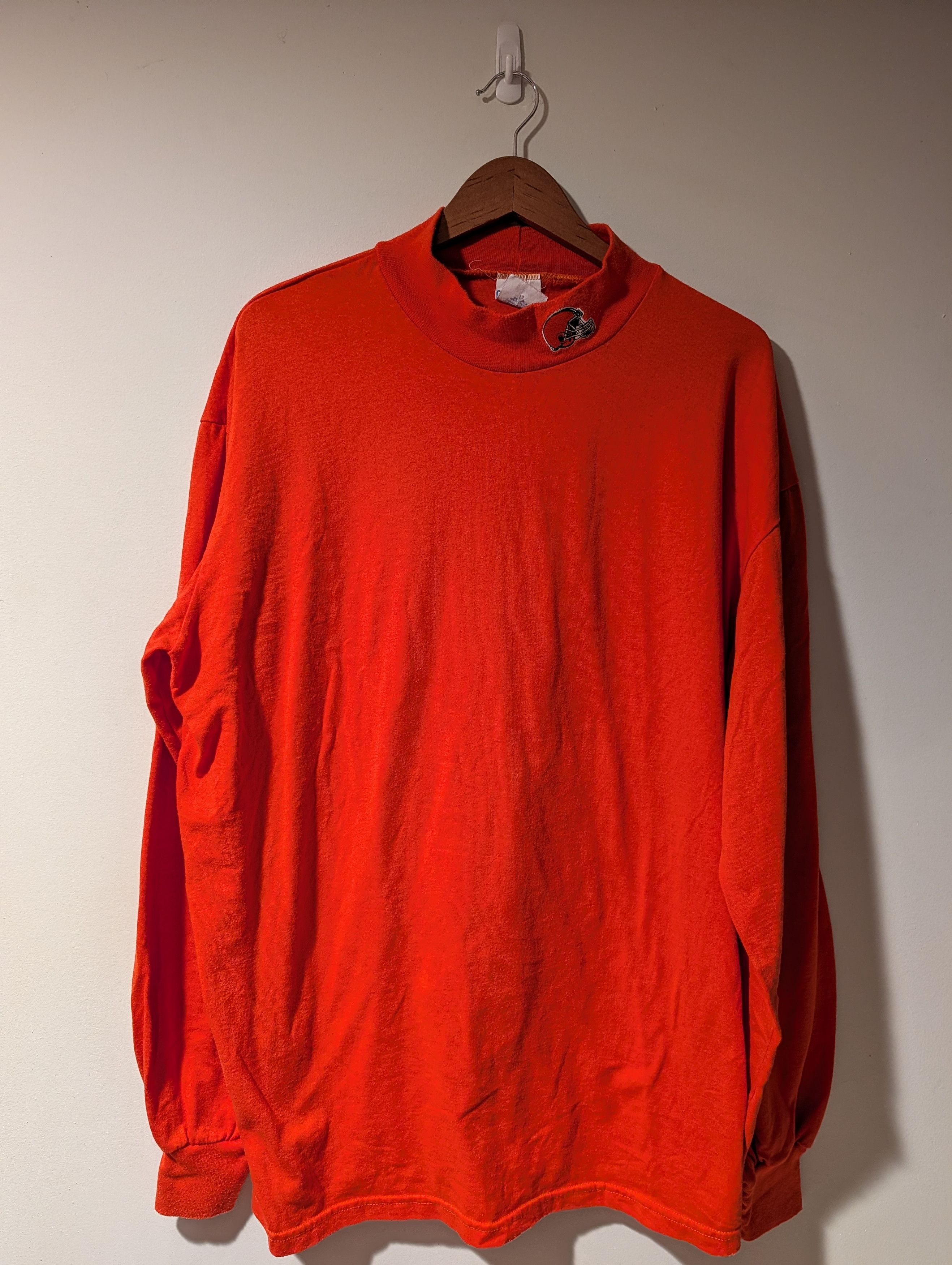 NFL Vintage Cleveland Browns Mock Neck Shirt Majestic USA 4X Size US XXL / EU 58 / 5 - 1 Thumbnail